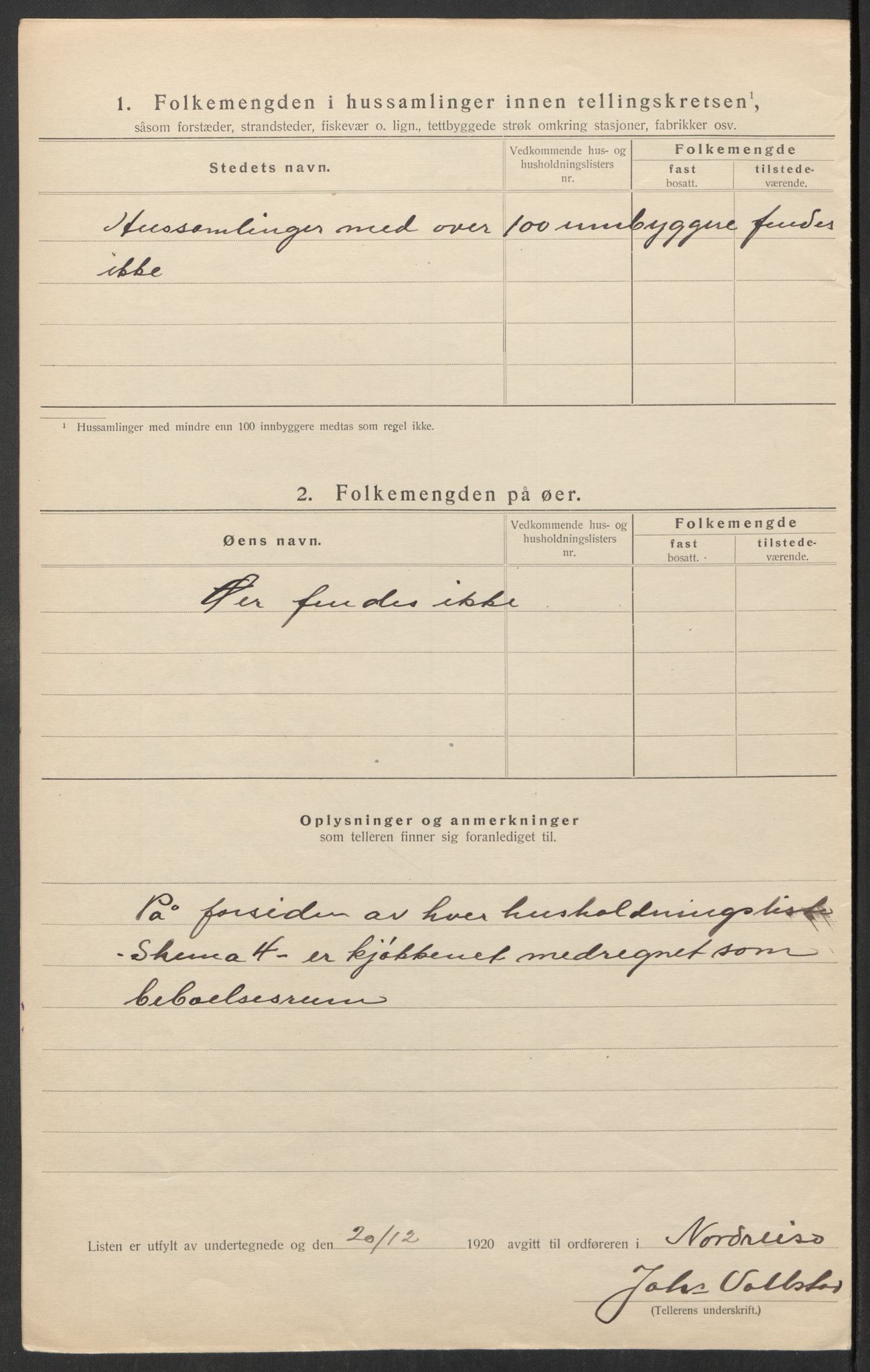 SATØ, Folketelling 1920 for 1942 Nordreisa herred, 1920, s. 20