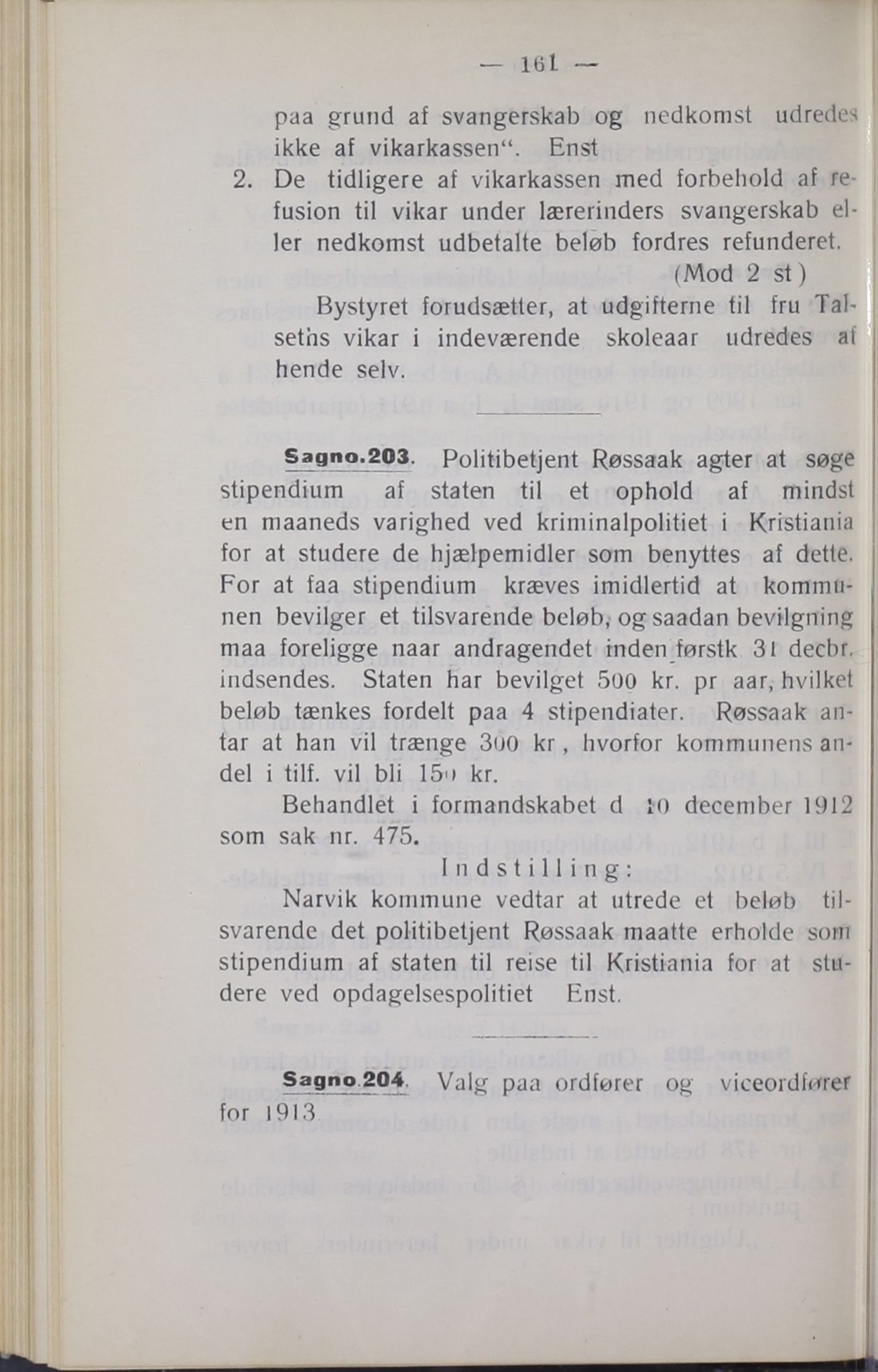 Narvik kommune. Formannskap , AIN/K-18050.150/A/Ab/L0002: Møtebok, 1912