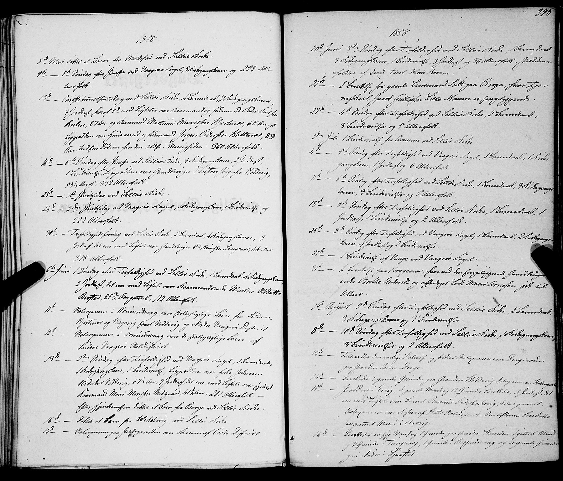 Selje sokneprestembete, AV/SAB-A-99938/H/Ha/Haa/Haaa: Ministerialbok nr. A 11, 1858-1870, s. 395