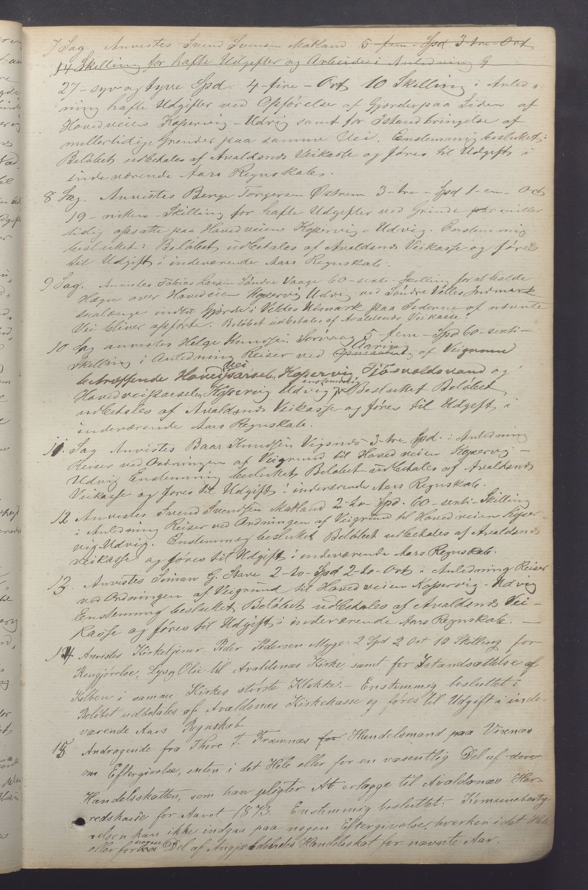 Avaldsnes kommune - Formannskapet, IKAR/K-101651/A/Aa/L0003: Møtebok, 1868-1883, s. 66b