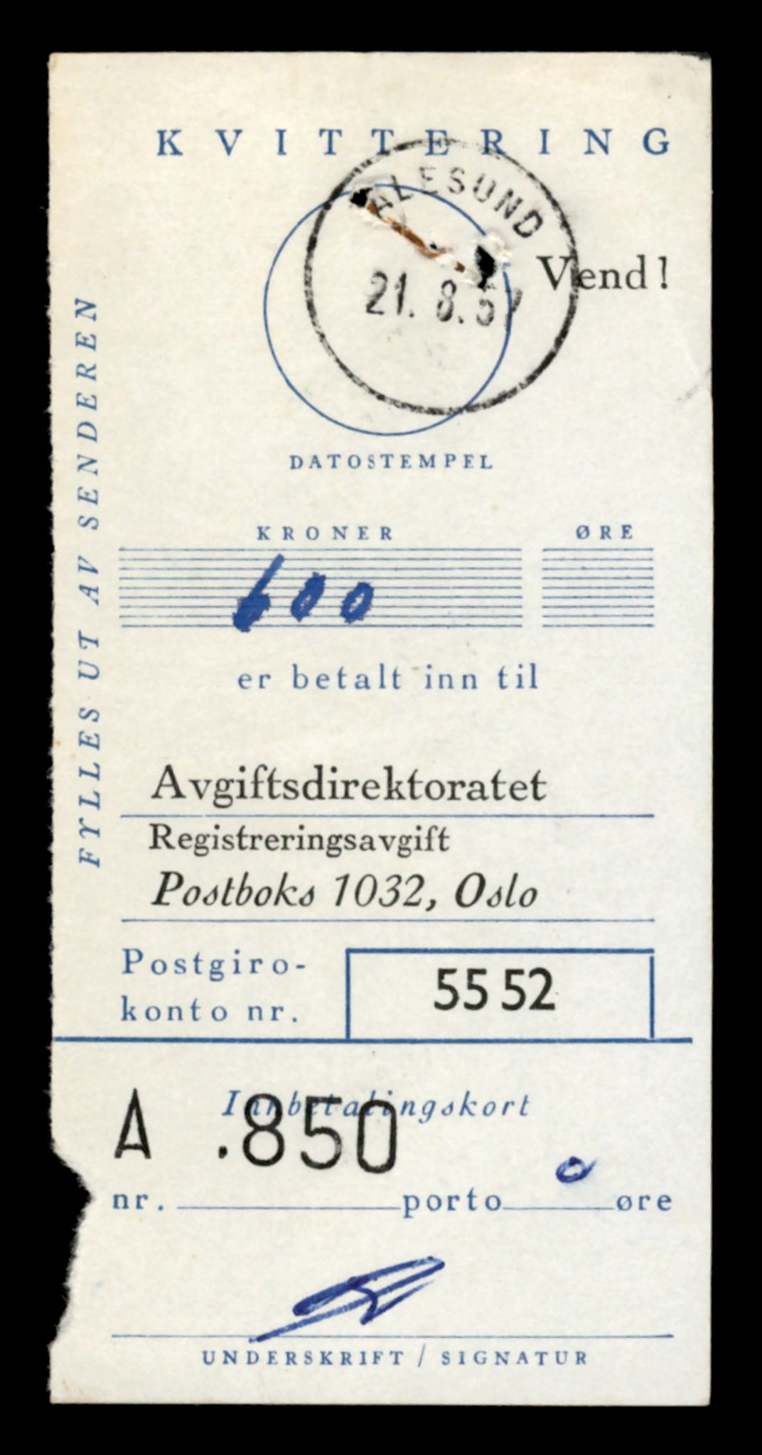 Møre og Romsdal vegkontor - Ålesund trafikkstasjon, SAT/A-4099/F/Fe/L0008: Registreringskort for kjøretøy T 747 - T 894, 1927-1998, s. 2926
