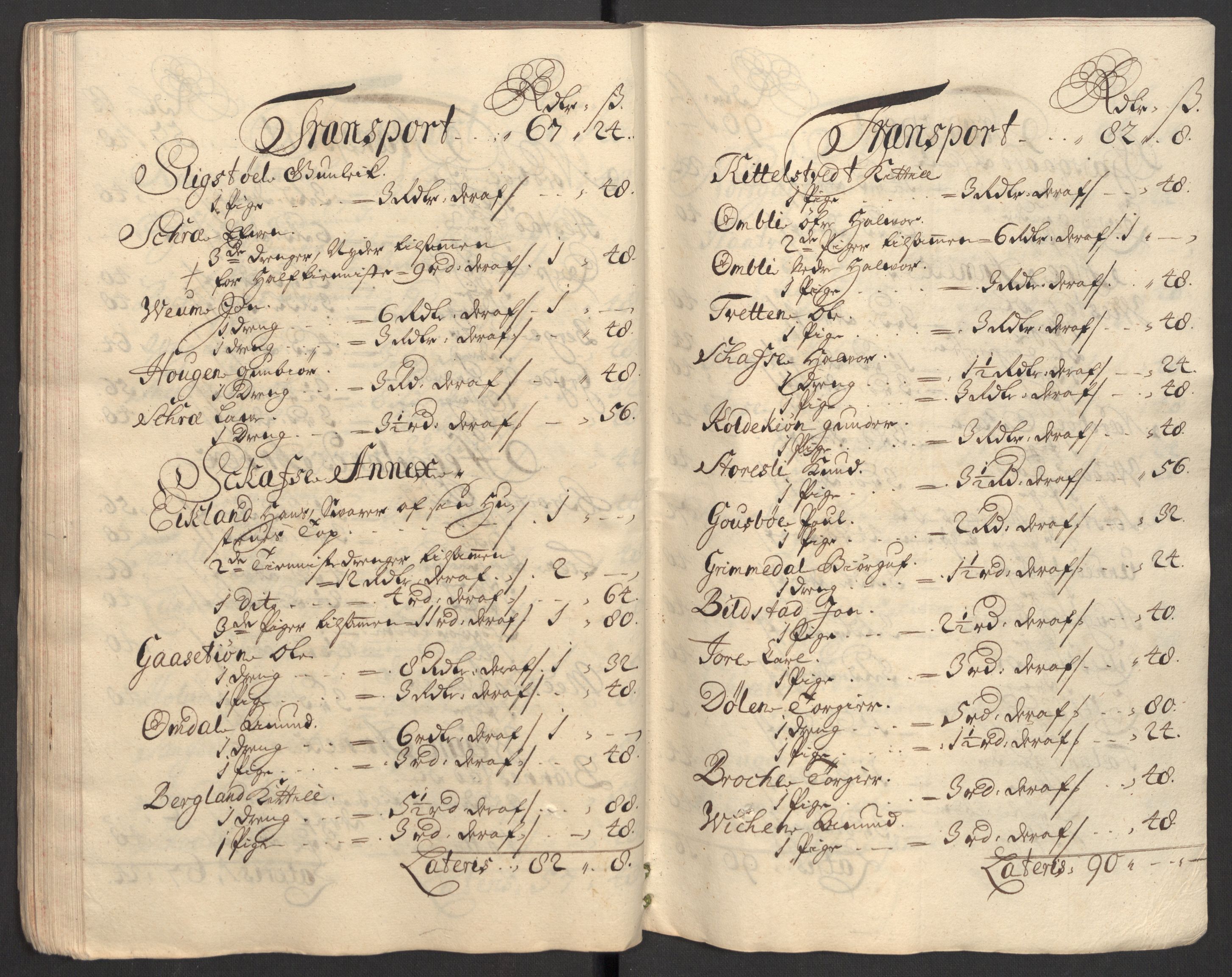 Rentekammeret inntil 1814, Reviderte regnskaper, Fogderegnskap, AV/RA-EA-4092/R36/L2121: Fogderegnskap Øvre og Nedre Telemark og Bamble, 1711, s. 71