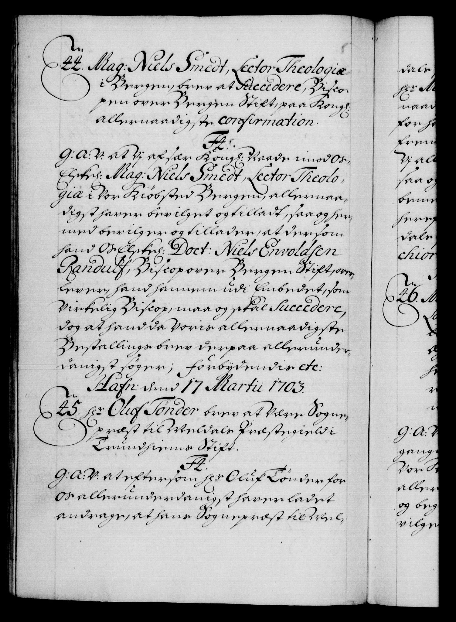 Danske Kanselli 1572-1799, AV/RA-EA-3023/F/Fc/Fca/Fcaa/L0018: Norske registre, 1699-1703, s. 471b