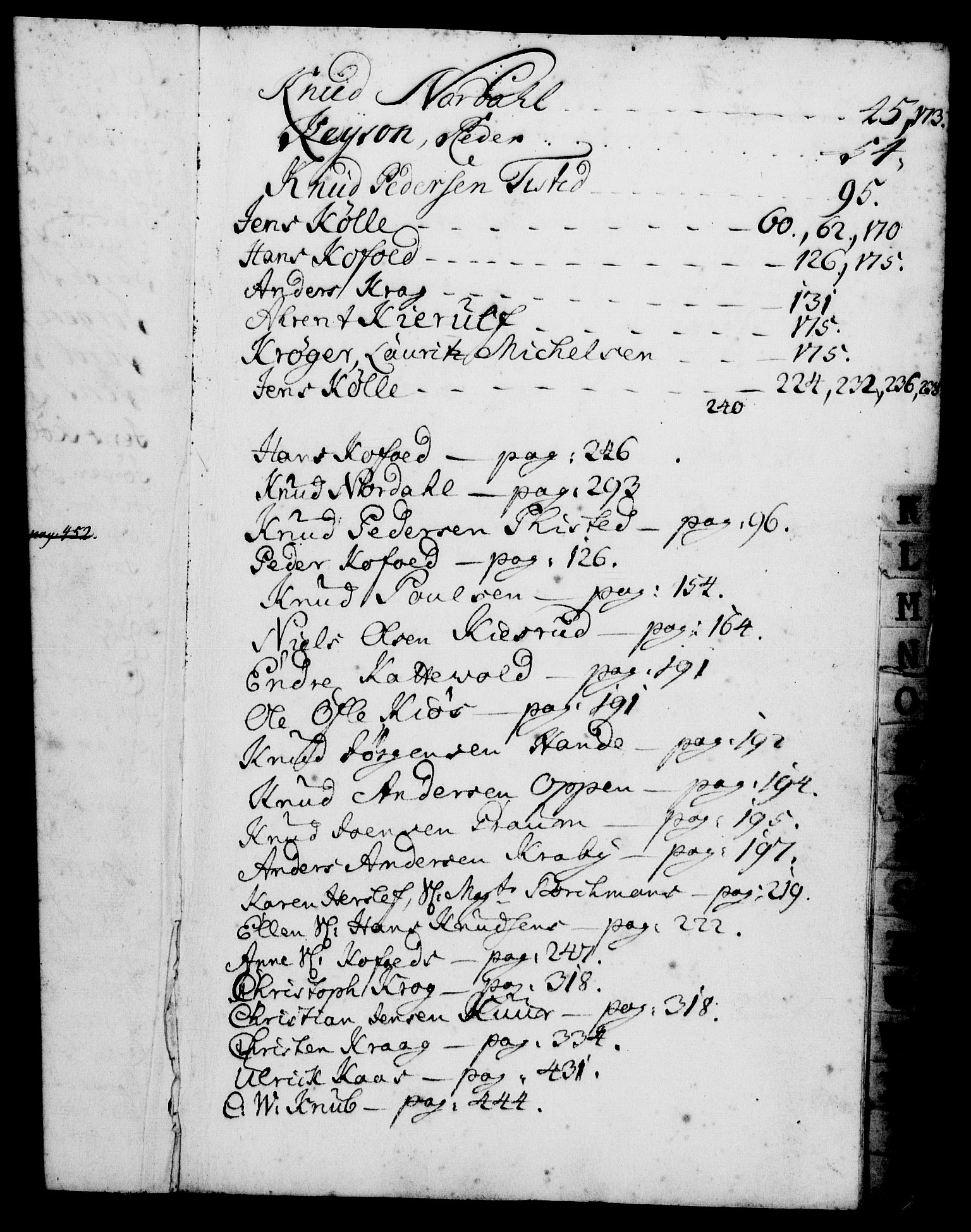 Rentekammeret, Kammerkanselliet, AV/RA-EA-3111/G/Gh/Ghd/L0001: Kausjonsprotokoll med register (merket RK 53.39), 1719-1725