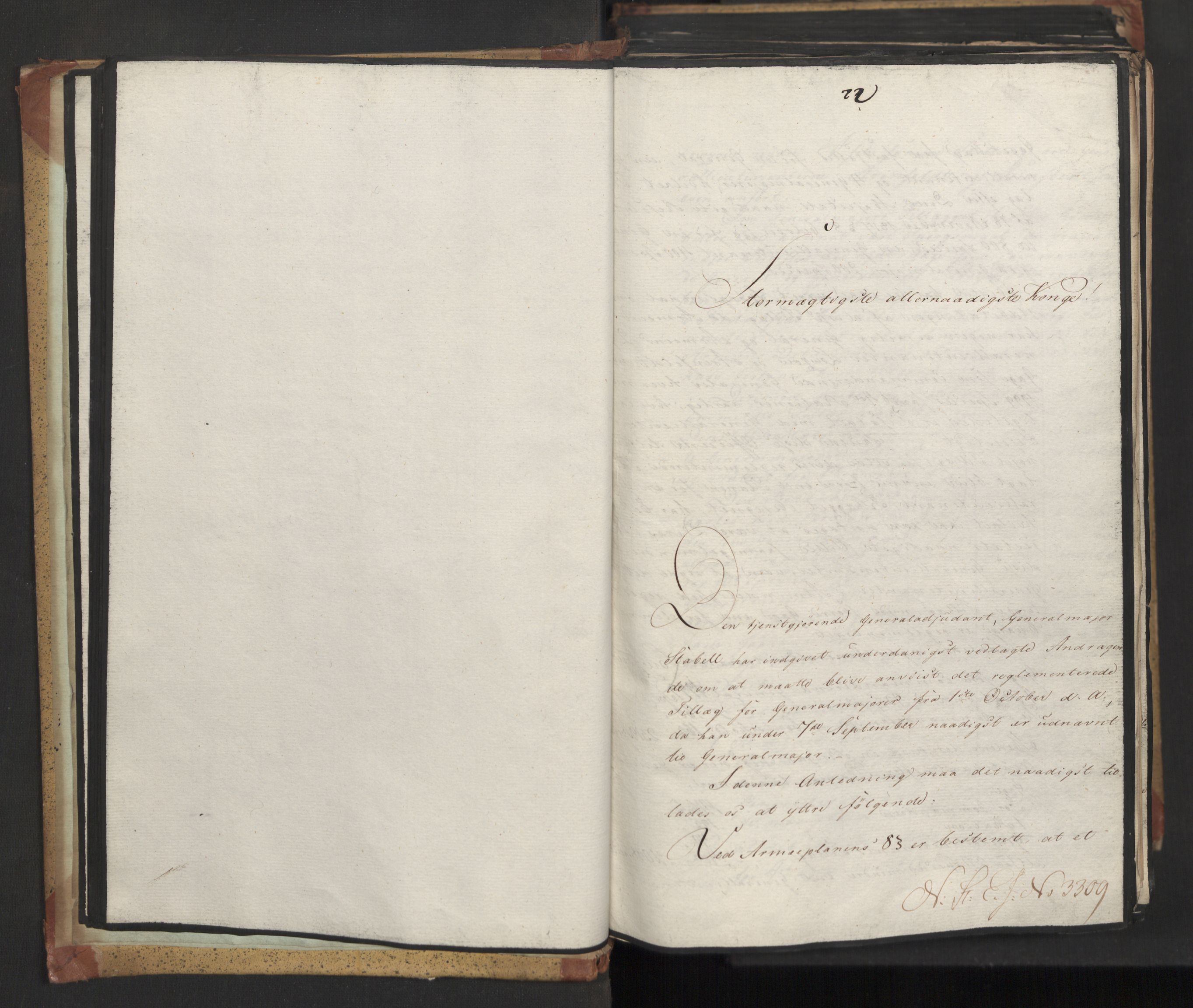 Statsrådsavdelingen i Stockholm, AV/RA-S-1003/D/Da/L0016: Regjeringsinnstillinger nr. 3101-3468, 1818, s. 20