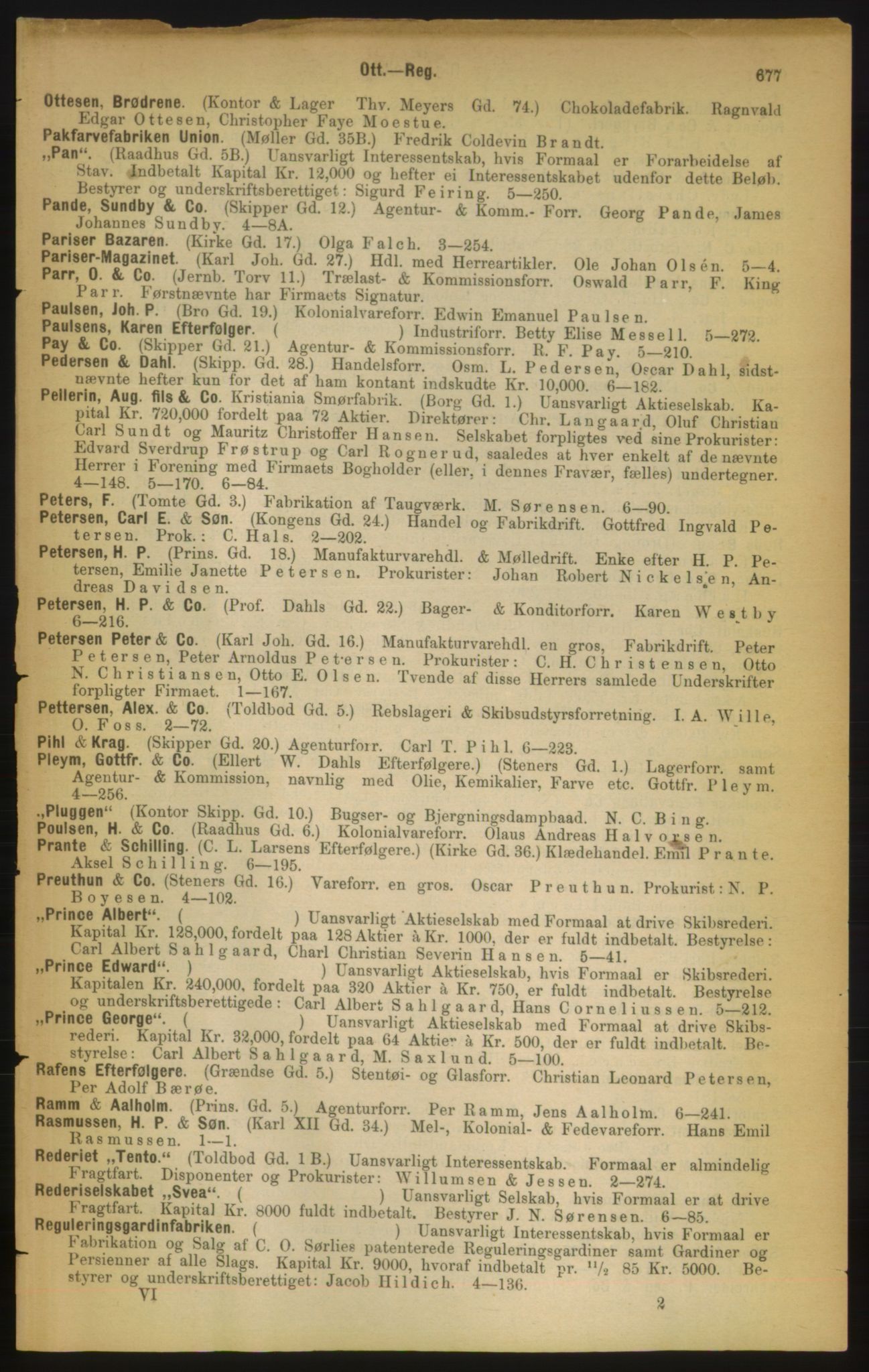 Kristiania/Oslo adressebok, PUBL/-, 1889, s. 677