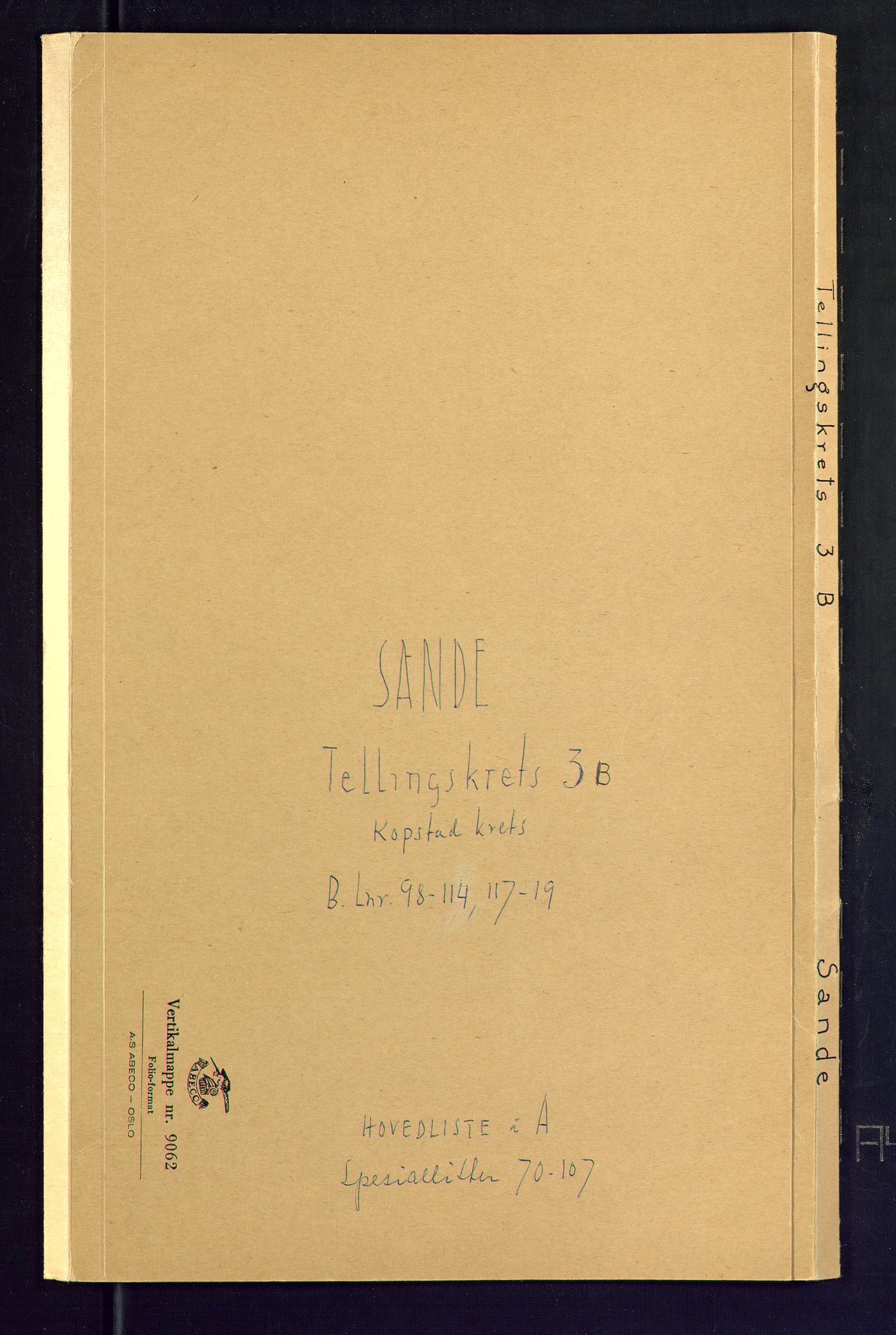 SAKO, Folketelling 1875 for 0713P Sande prestegjeld, 1875, s. 18