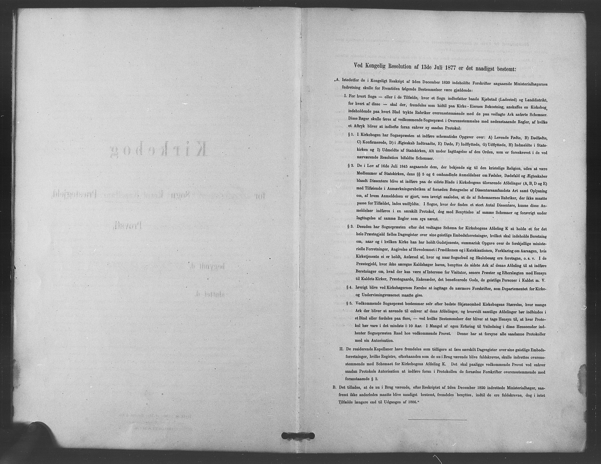 Trefoldighet prestekontor Kirkebøker, SAO/A-10882/I/Ia/L0004: Dagregister nr. 4, 1882-1901