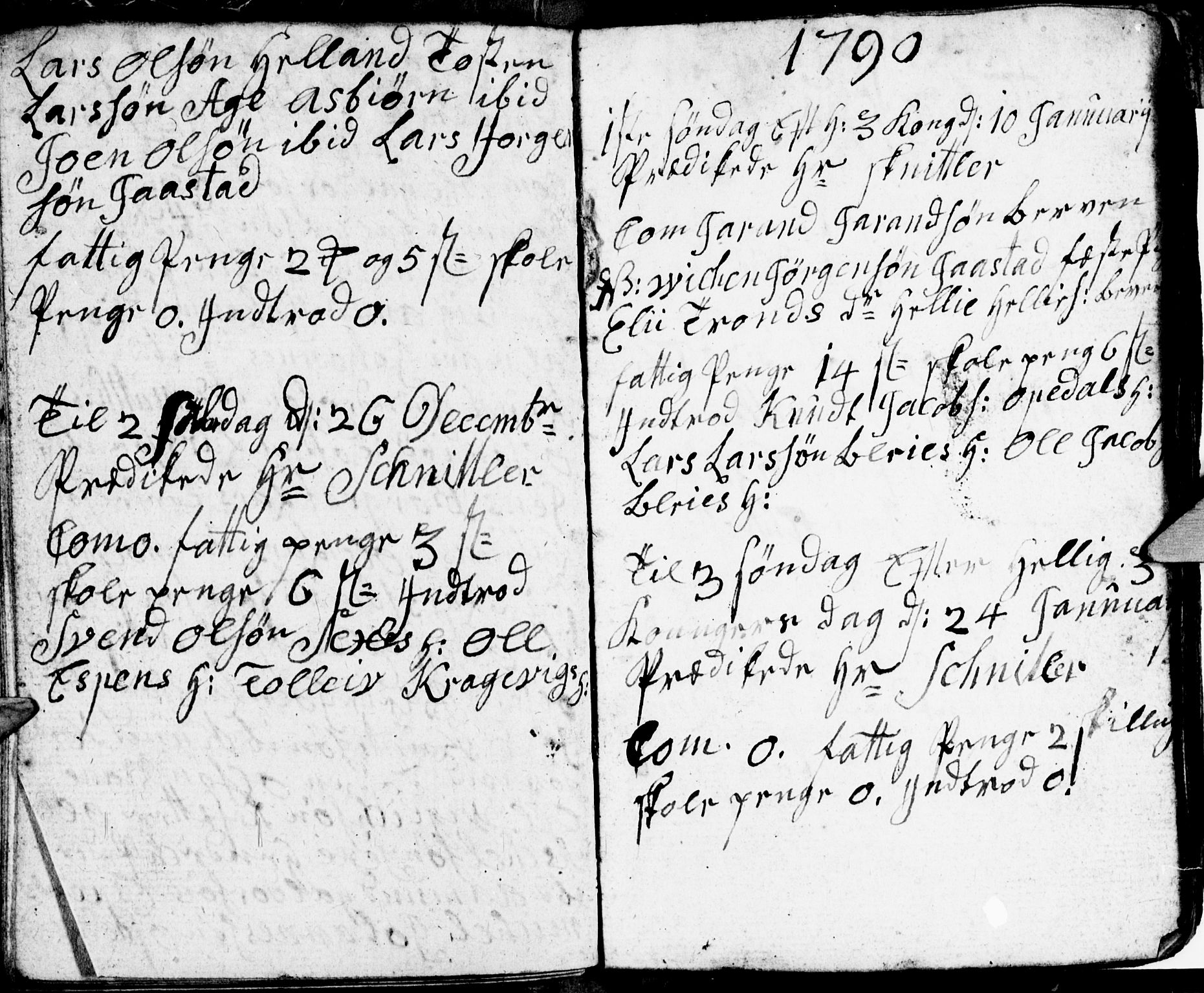 Ullensvang sokneprestembete, SAB/A-78701/H/Hab: Klokkerbok nr. B 6, 1788-1791