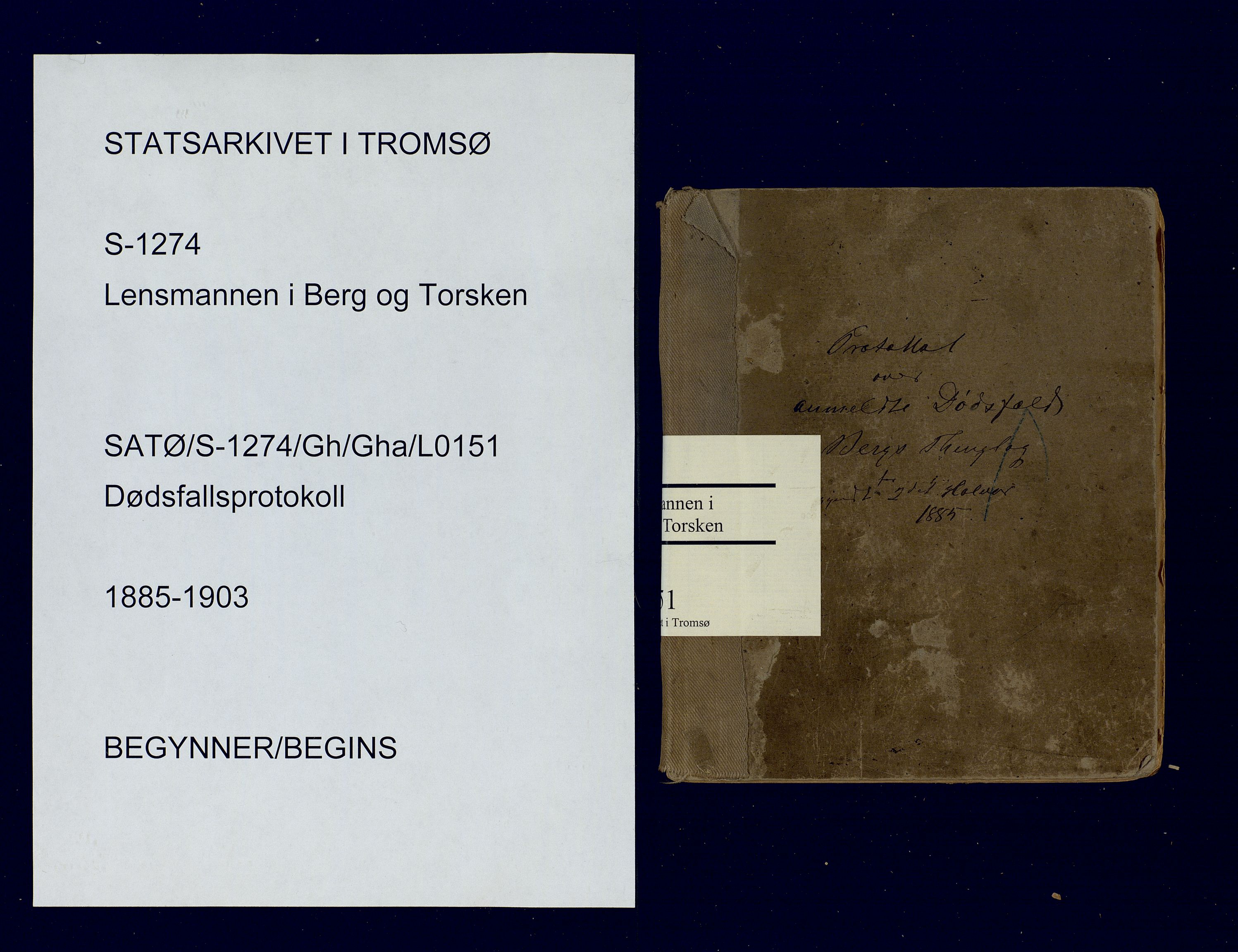Berg og Torsken lensmannskontor, AV/SATØ-S-1274/F/Fj/Fja/L0151: Dødsfallsprotokoll, 1894-1901