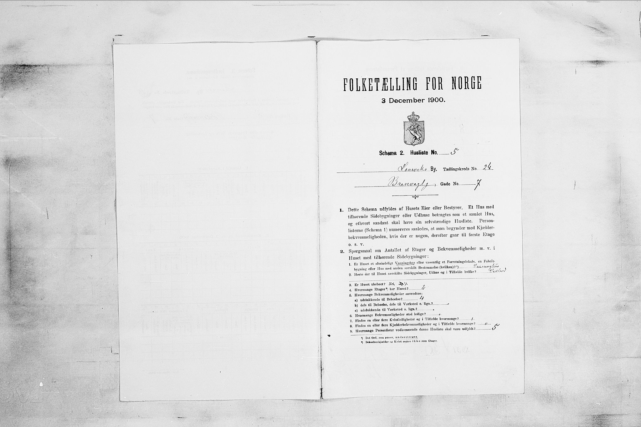 RA, Folketelling 1900 for 0707 Larvik kjøpstad, 1900, s. 2512
