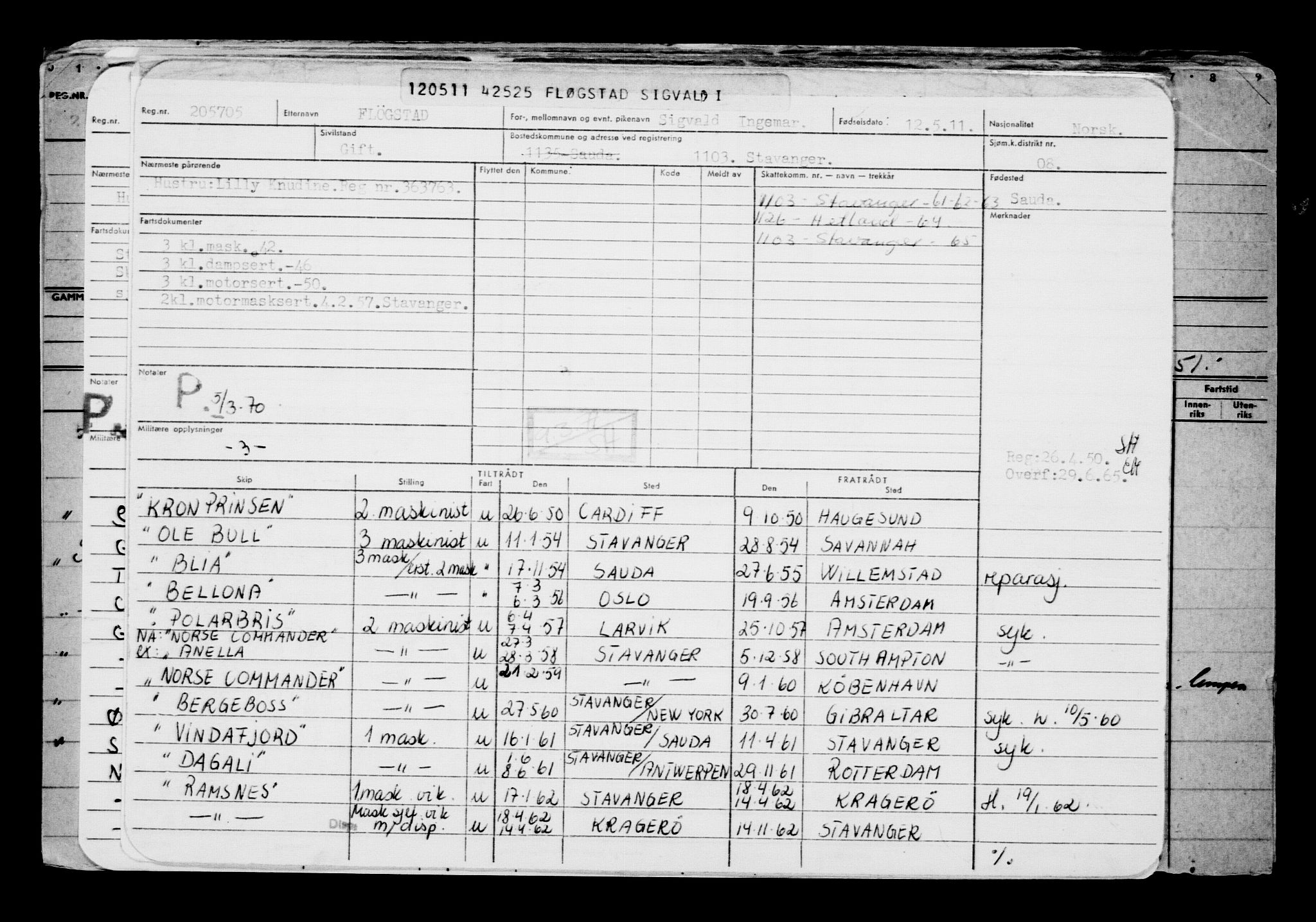 Direktoratet for sjømenn, AV/RA-S-3545/G/Gb/L0096: Hovedkort, 1911, s. 177