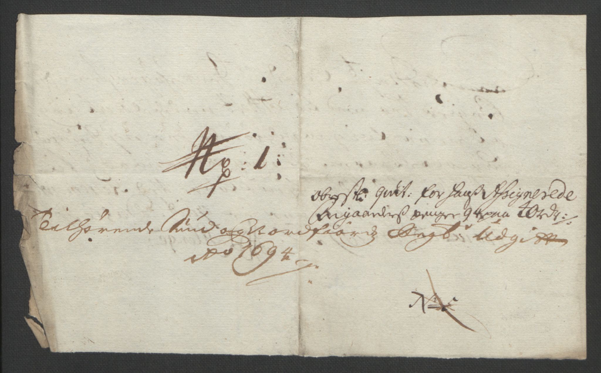 Rentekammeret inntil 1814, Reviderte regnskaper, Fogderegnskap, RA/EA-4092/R53/L3421: Fogderegnskap Sunn- og Nordfjord, 1693-1694, s. 458