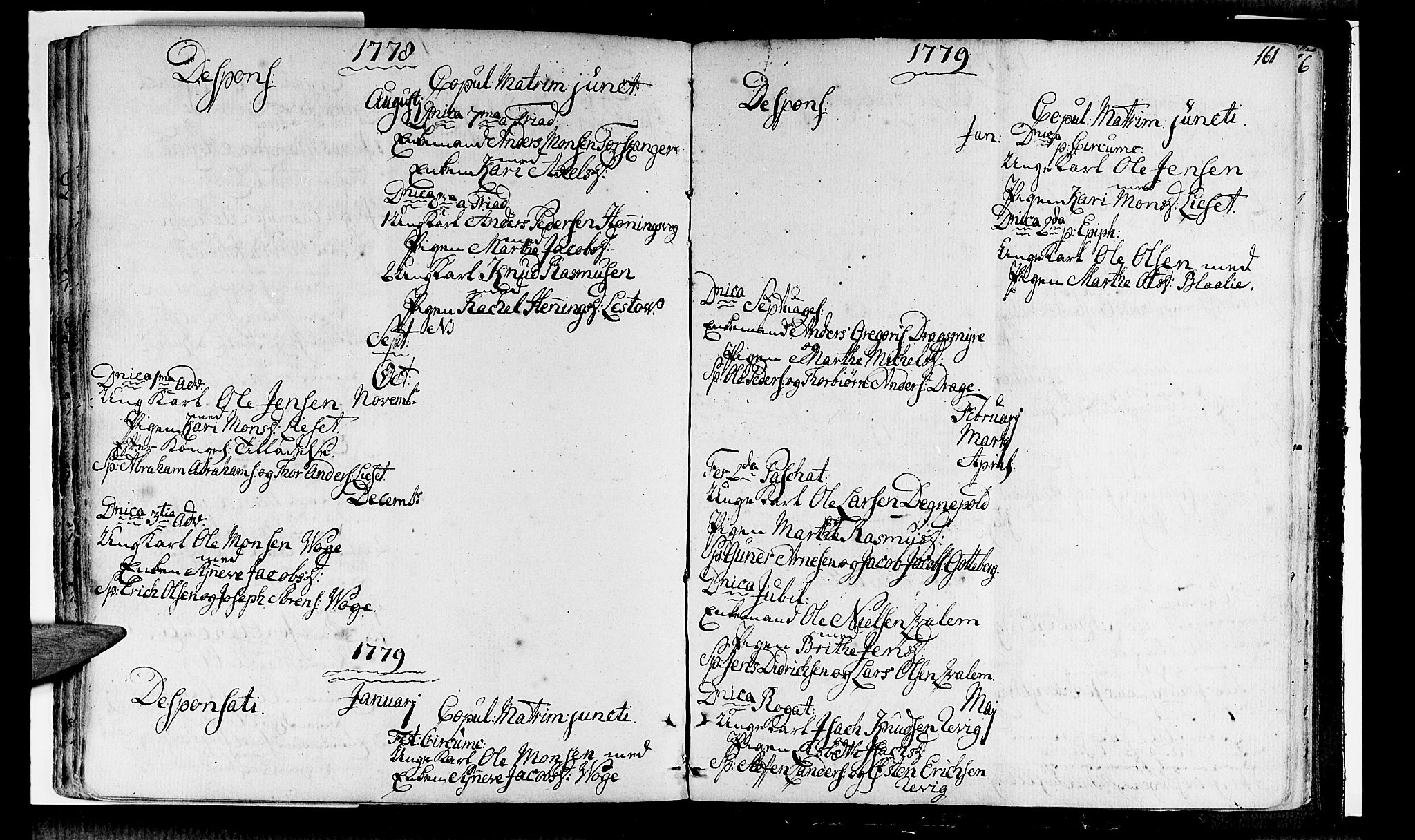Selje sokneprestembete, AV/SAB-A-99938/H/Ha/Haa/Haaa: Ministerialbok nr. A 5, 1760-1782, s. 161