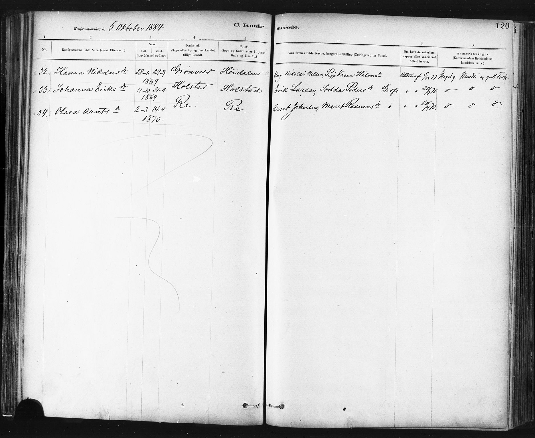 Ministerialprotokoller, klokkerbøker og fødselsregistre - Sør-Trøndelag, SAT/A-1456/672/L0857: Ministerialbok nr. 672A09, 1882-1893, s. 120
