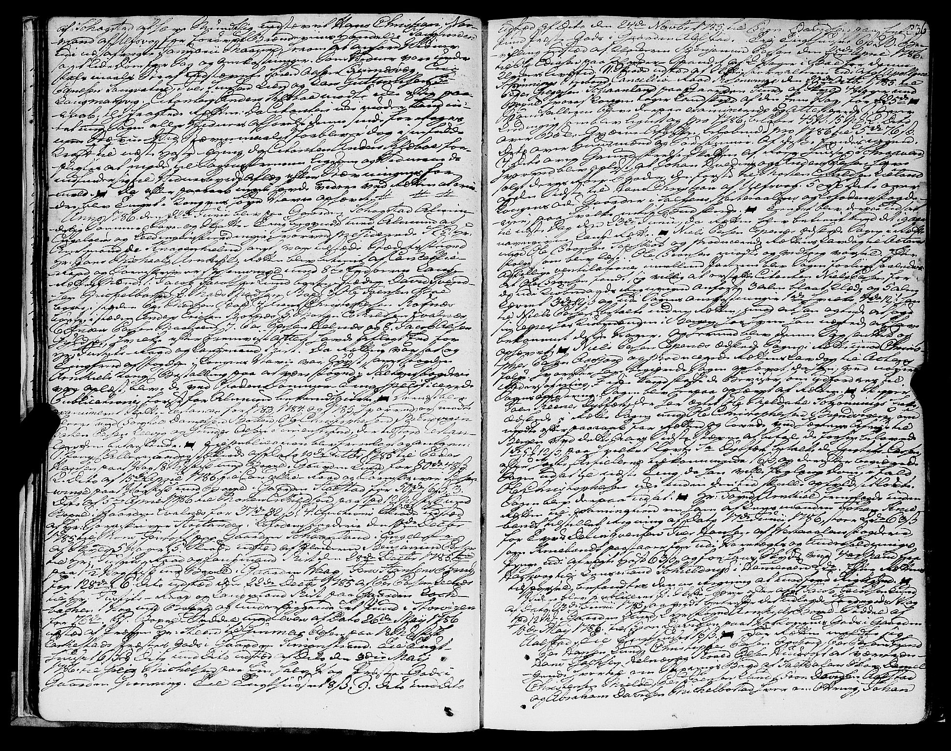 Salten sorenskriveri, AV/SAT-A-4578/1/1/1A/L0016: Tingbok, fol. 211-433, 1785-1792, s. 235b-236a