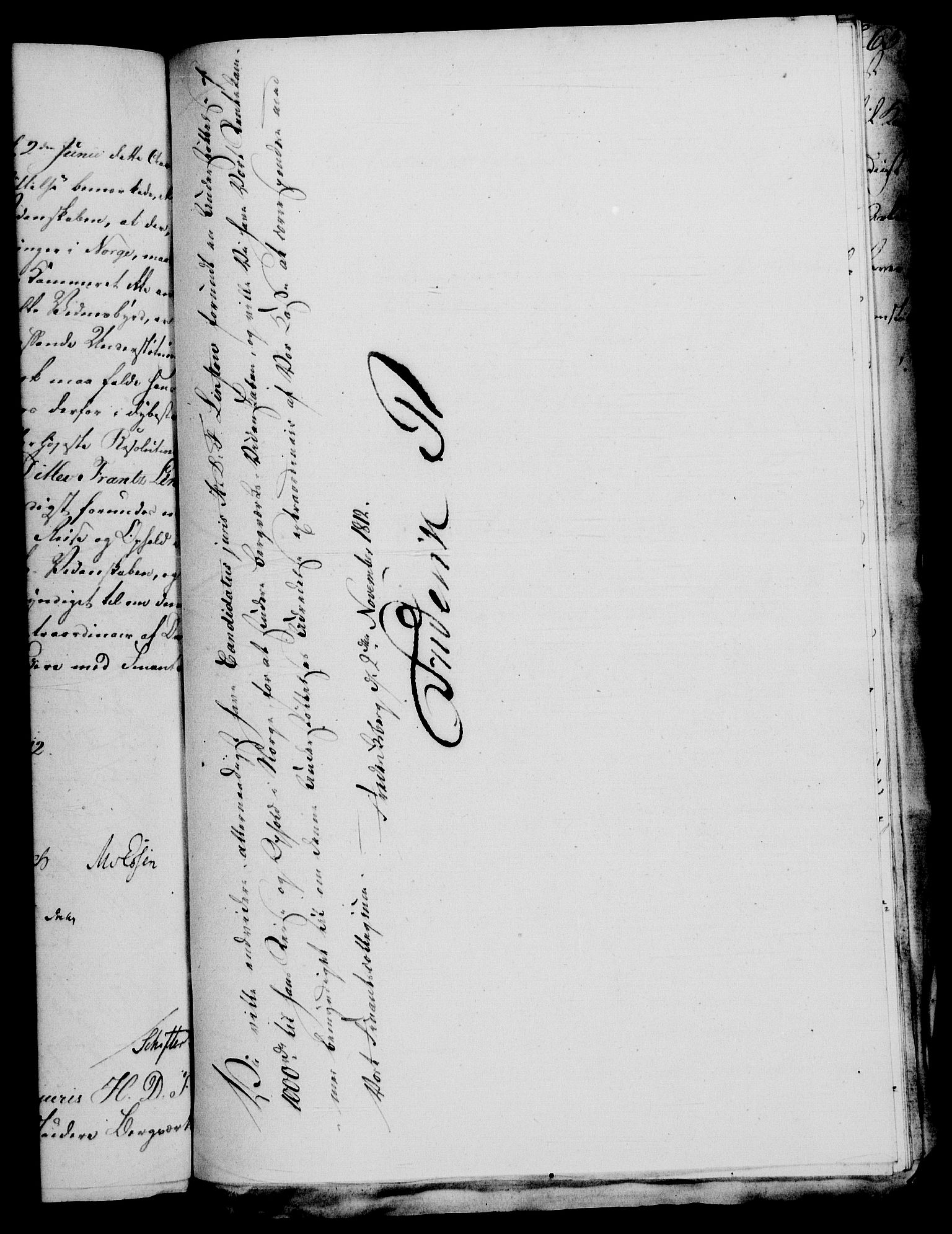 Rentekammeret, Renteskriverkontorene, AV/RA-EA-3115/M/Mf/Mfb/L0010: Relasjons- og resolusjonsprotokoll med register (merket RK 54.16), 1811-1812
