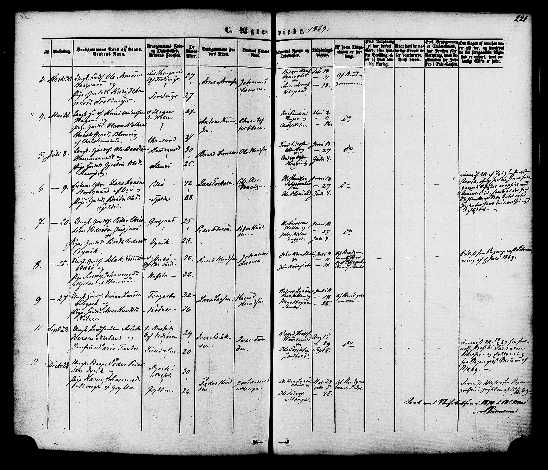 Ministerialprotokoller, klokkerbøker og fødselsregistre - Møre og Romsdal, AV/SAT-A-1454/551/L0625: Ministerialbok nr. 551A05, 1846-1879, s. 221