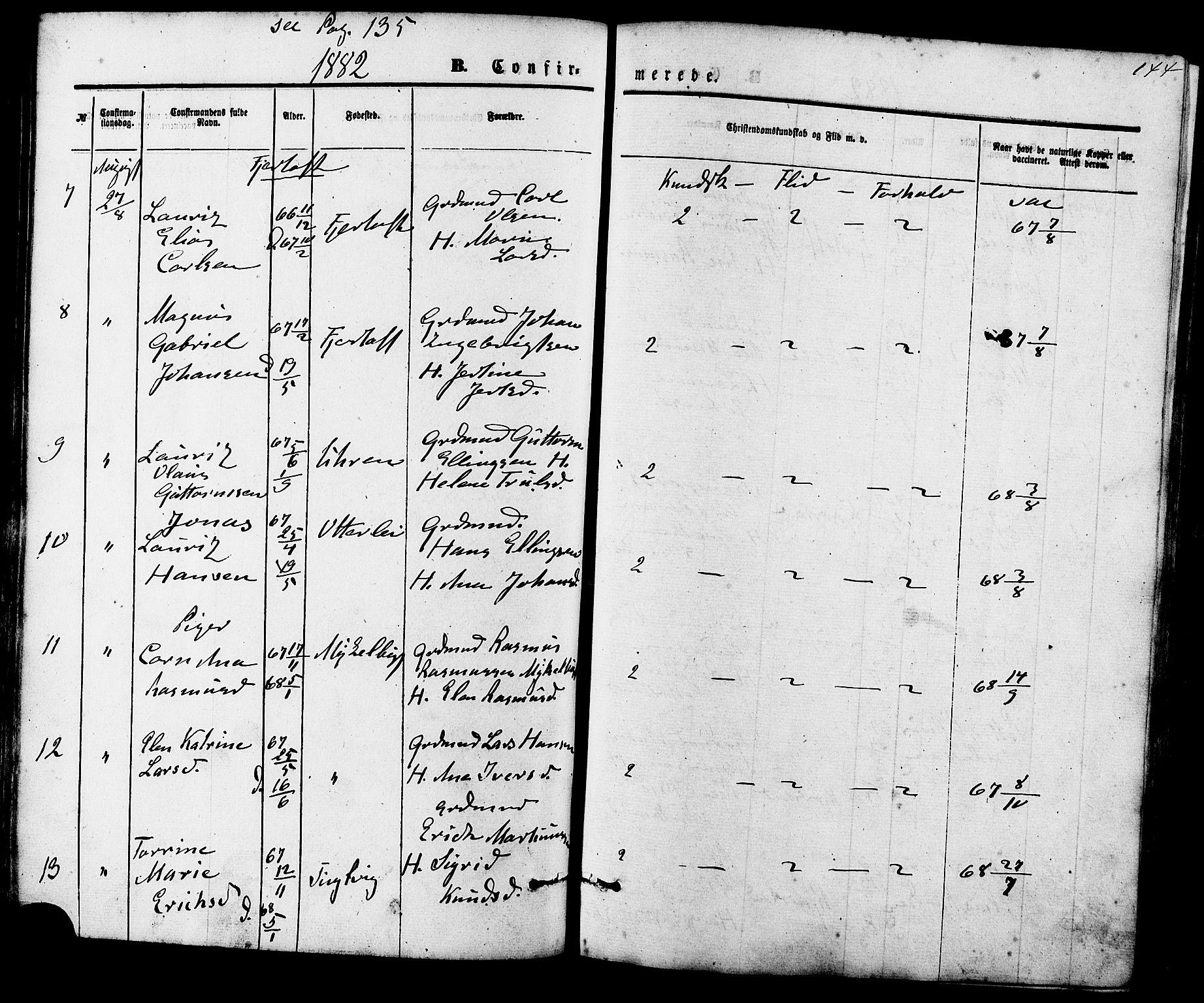 Ministerialprotokoller, klokkerbøker og fødselsregistre - Møre og Romsdal, SAT/A-1454/536/L0500: Ministerialbok nr. 536A09, 1876-1889, s. 144