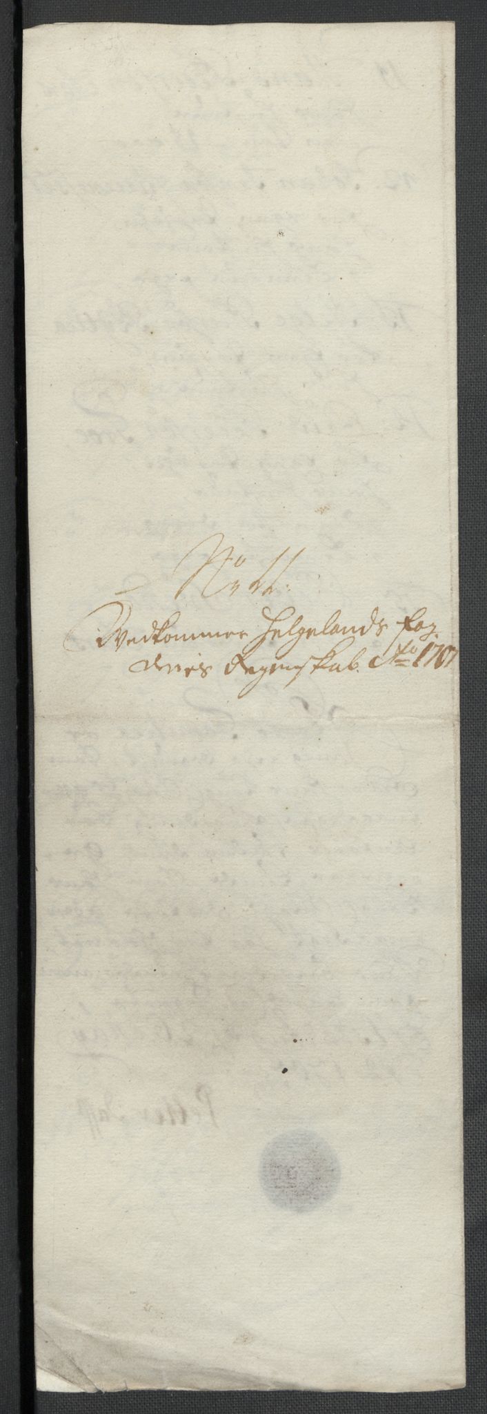 Rentekammeret inntil 1814, Reviderte regnskaper, Fogderegnskap, AV/RA-EA-4092/R65/L4509: Fogderegnskap Helgeland, 1706-1707, s. 265