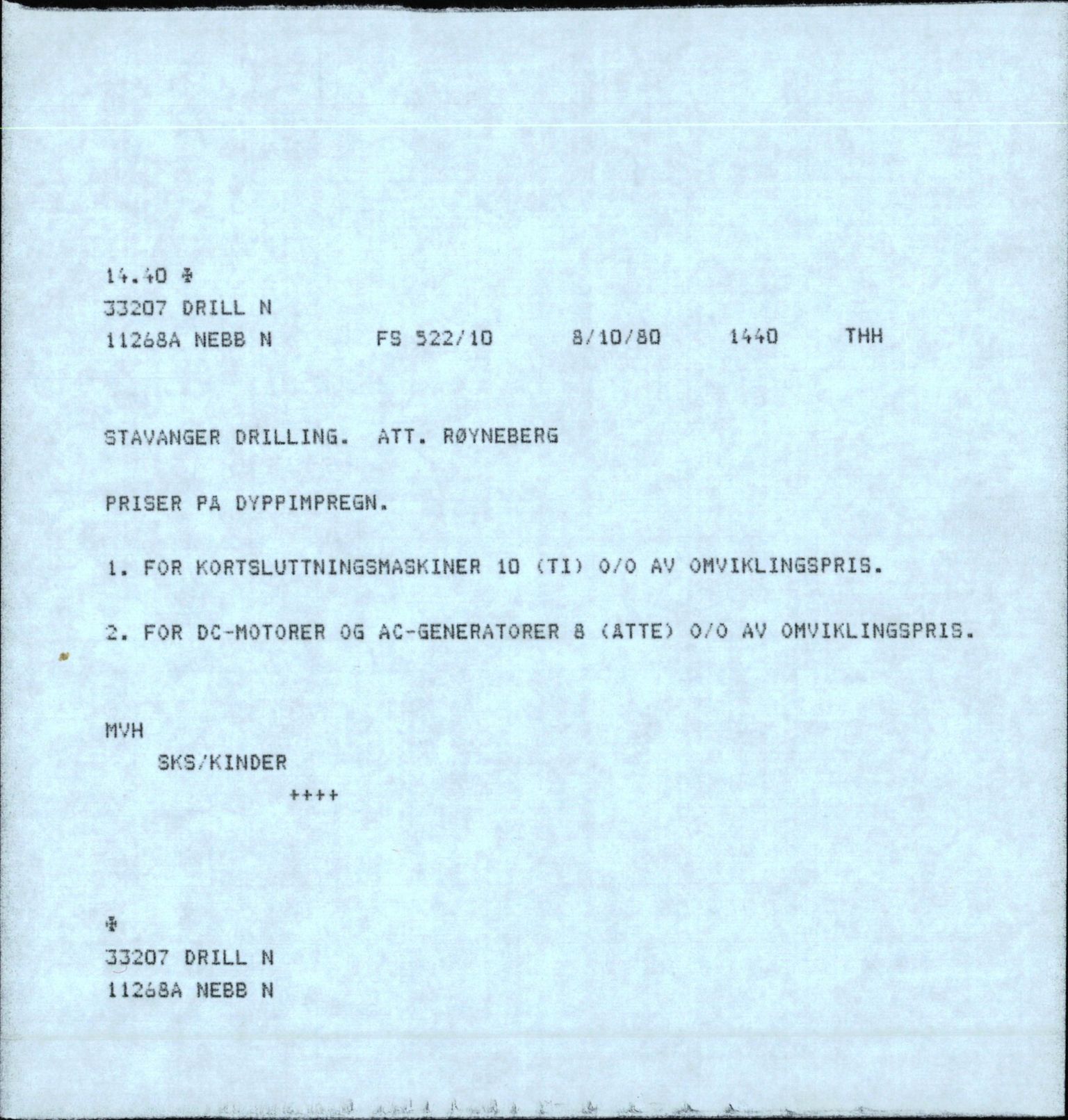 Pa 1503 - Stavanger Drilling AS, AV/SAST-A-101906/2/E/Eb/Eba/L0018: Alexander L. Kielland repair, 1976-1981