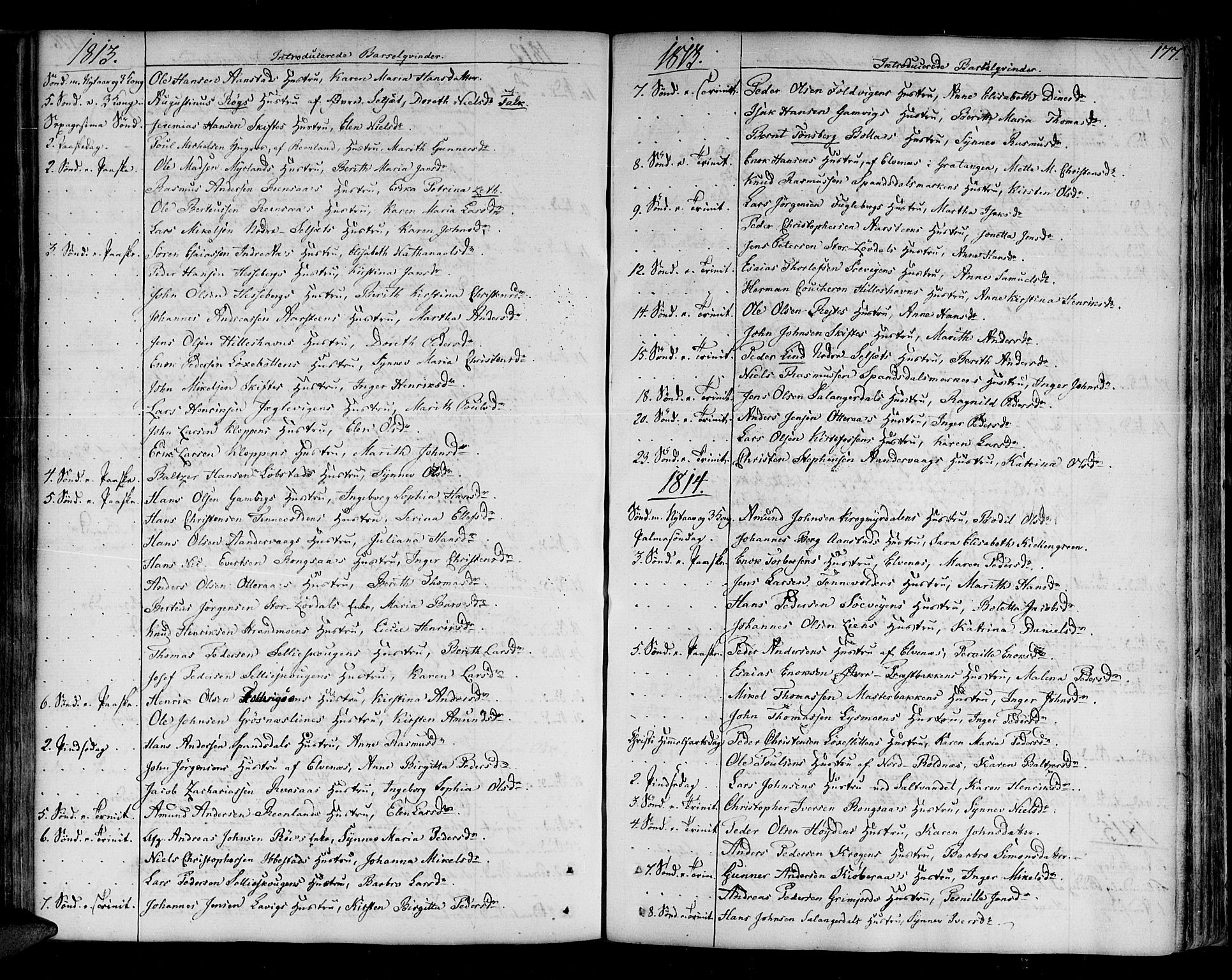 Ibestad sokneprestembete, AV/SATØ-S-0077/H/Ha/Haa/L0004kirke: Ministerialbok nr. 4, 1801-1824, s. 177