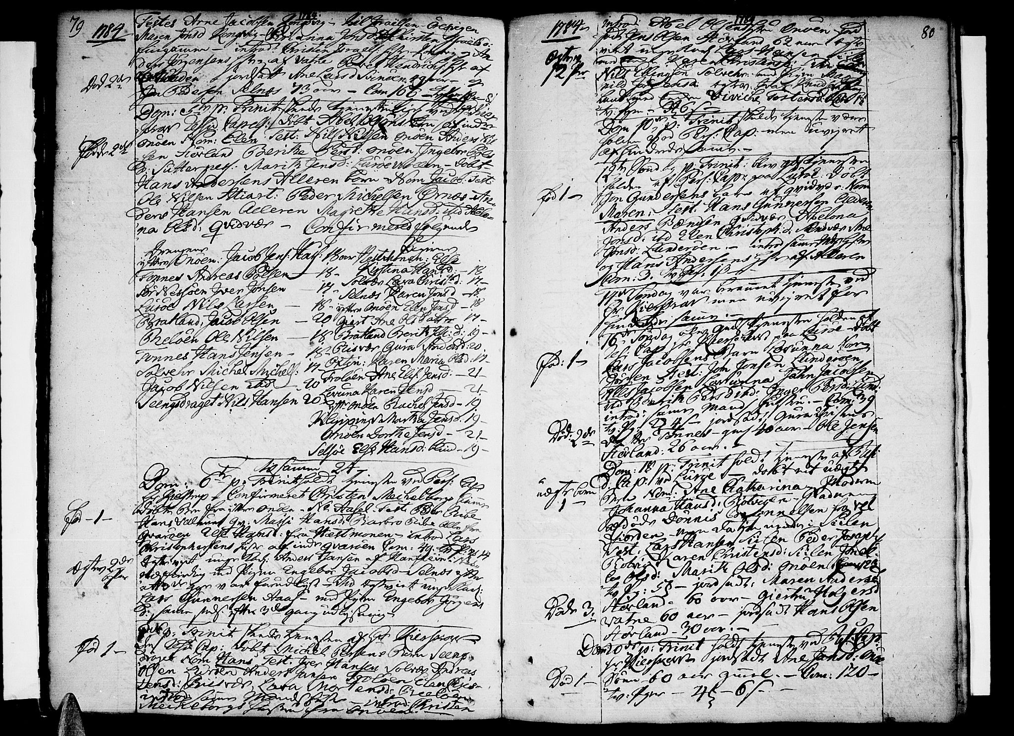 Ministerialprotokoller, klokkerbøker og fødselsregistre - Nordland, AV/SAT-A-1459/839/L0563: Ministerialbok nr. 839A01 /1, 1767-1824, s. 79-80