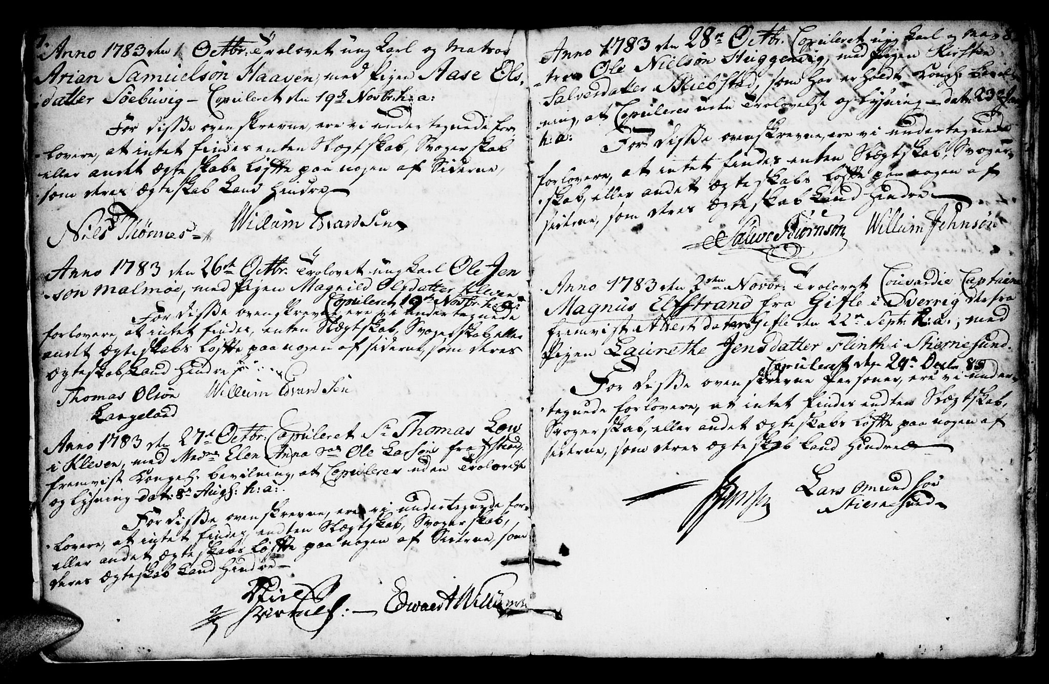 Mandal sokneprestkontor, AV/SAK-1111-0030/F/Fa/Faa/L0007: Ministerialbok nr. A 7, 1783-1818, s. 7-8