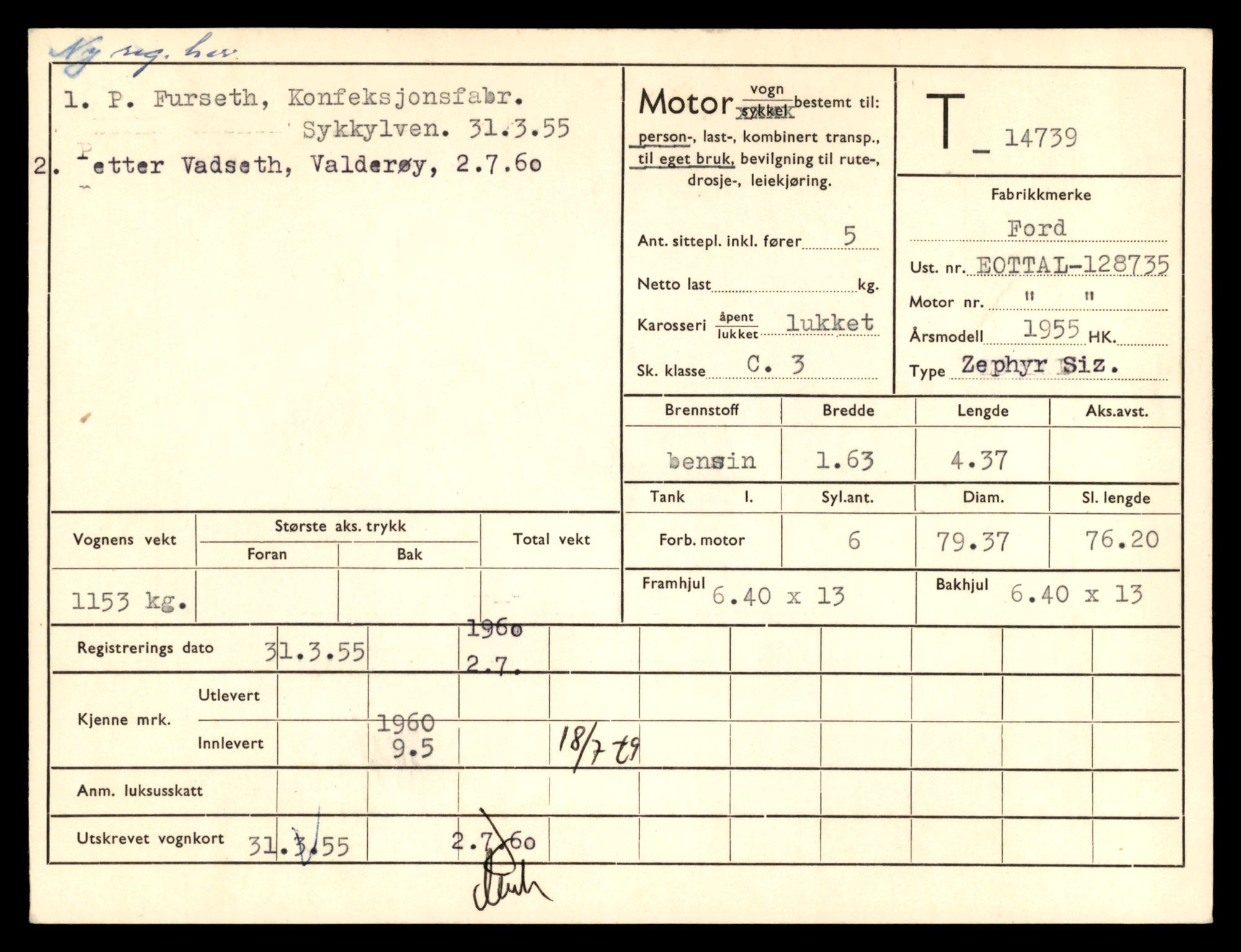 Møre og Romsdal vegkontor - Ålesund trafikkstasjon, AV/SAT-A-4099/F/Fe/L0048: Registreringskort for kjøretøy T 14721 - T 14863, 1927-1998, s. 379