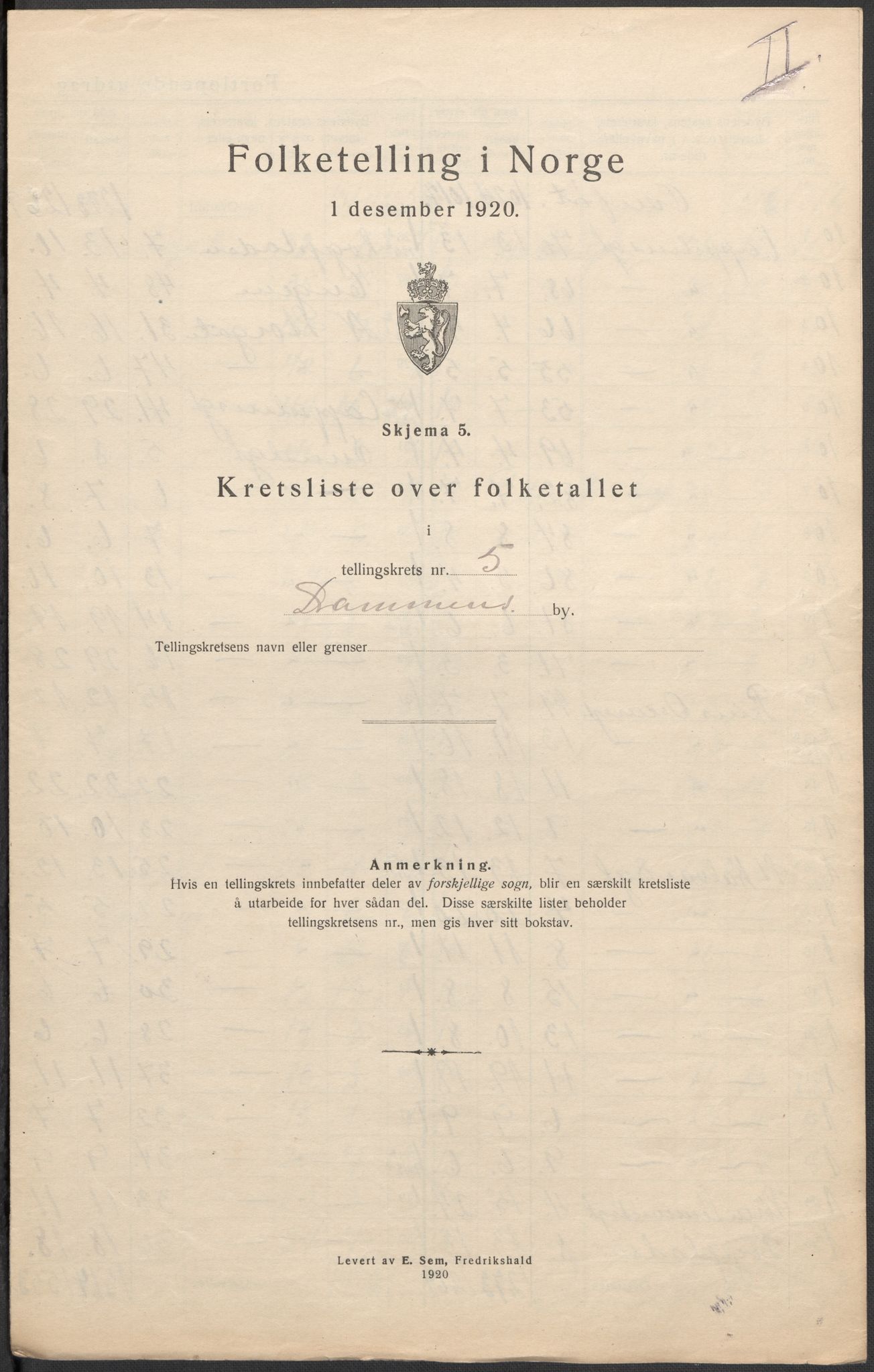 SAKO, Folketelling 1920 for 0602 Drammen kjøpstad, 1920, s. 37