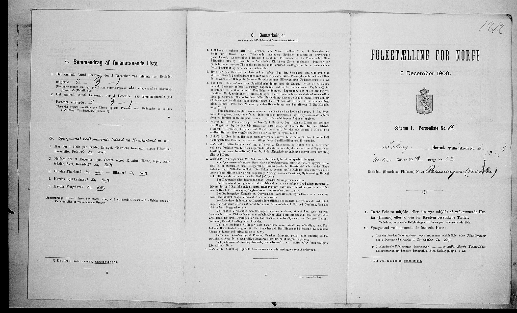 SAH, Folketelling 1900 for 0524 Fåberg herred, 1900, s. 632