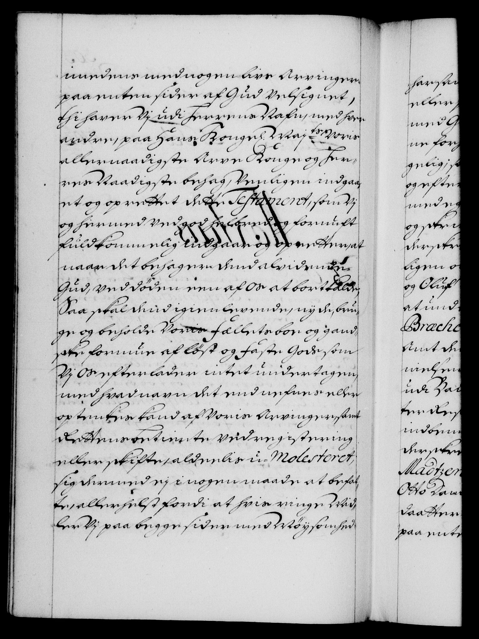 Danske Kanselli 1572-1799, RA/EA-3023/F/Fc/Fca/Fcaa/L0018: Norske registre, 1699-1703, s. 303b