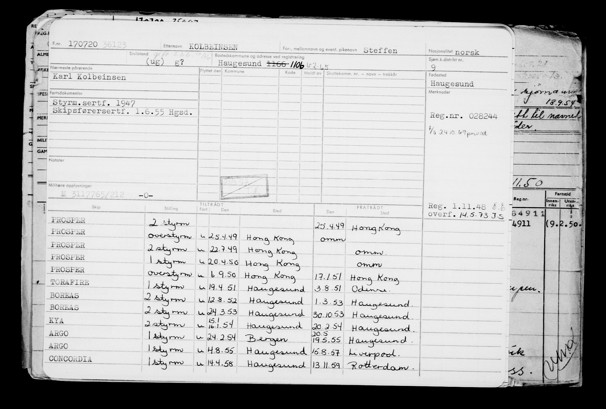 Direktoratet for sjømenn, AV/RA-S-3545/G/Gb/L0183: Hovedkort, 1920, s. 424