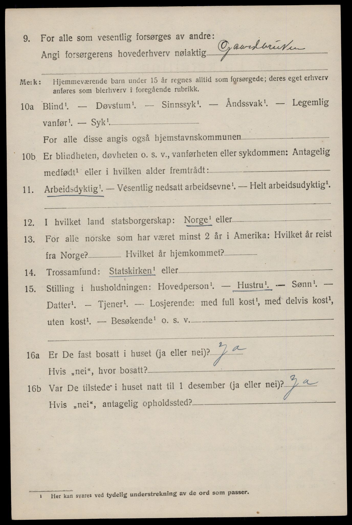 SAST, Folketelling 1920 for 1120 Klepp herred, 1920, s. 2775