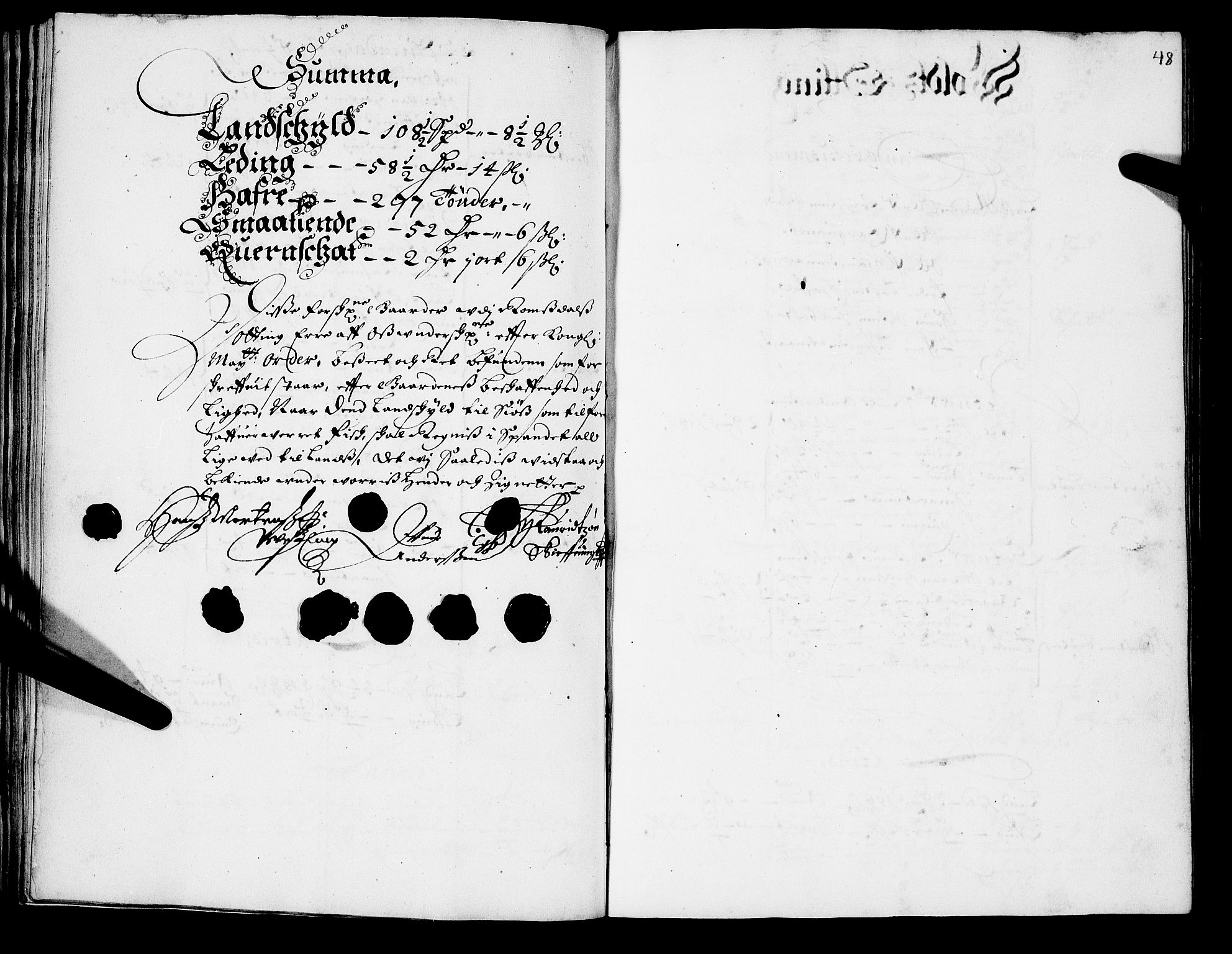 Rentekammeret inntil 1814, Realistisk ordnet avdeling, RA/EA-4070/N/Nb/Nba/L0048: Romsdal fogderi, 1669, s. 47b-48a