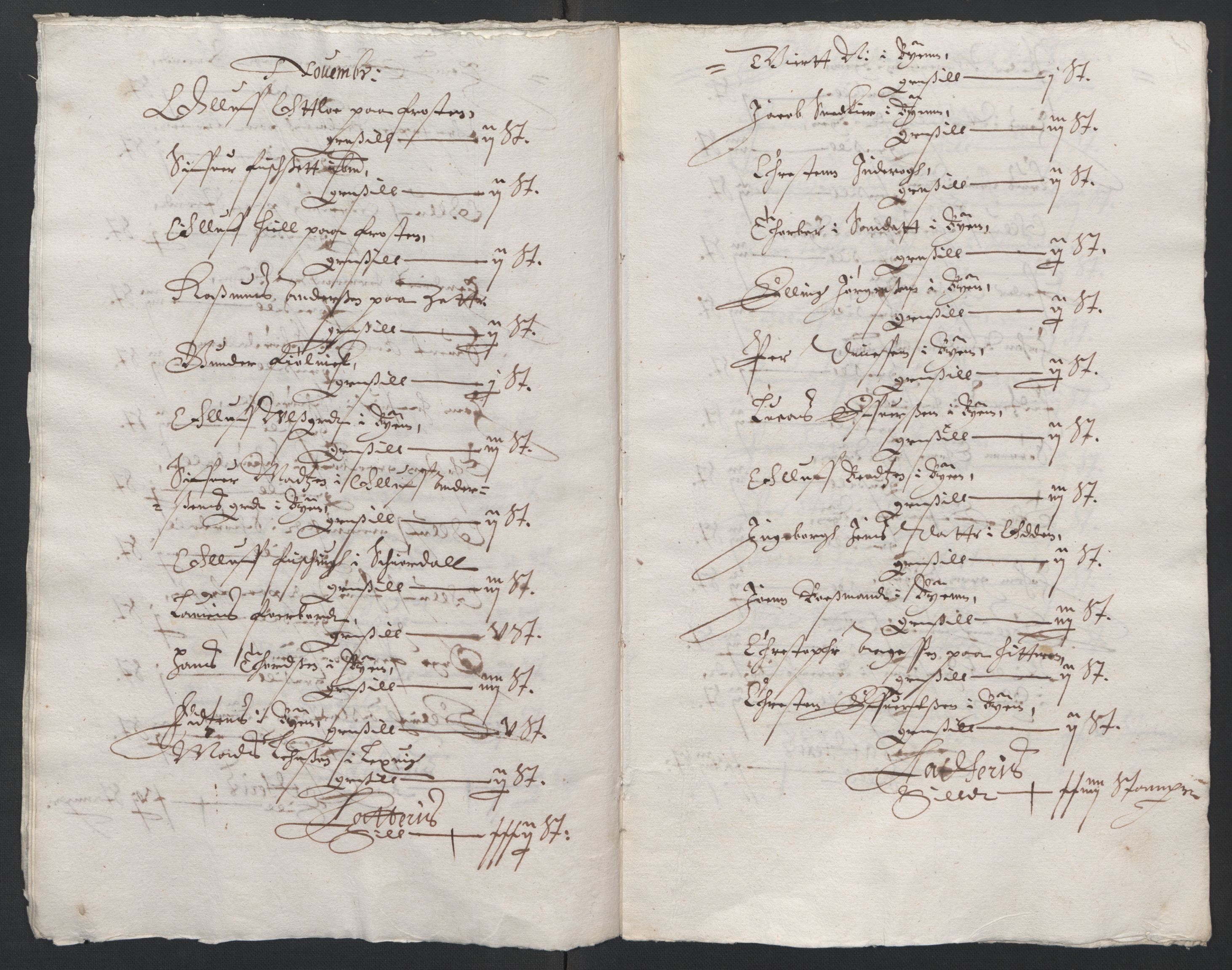 Rentekammeret inntil 1814, Reviderte regnskaper, Lensregnskaper, AV/RA-EA-5023/R/Rb/Rbw/L0056: Trondheim len, 1634-1636