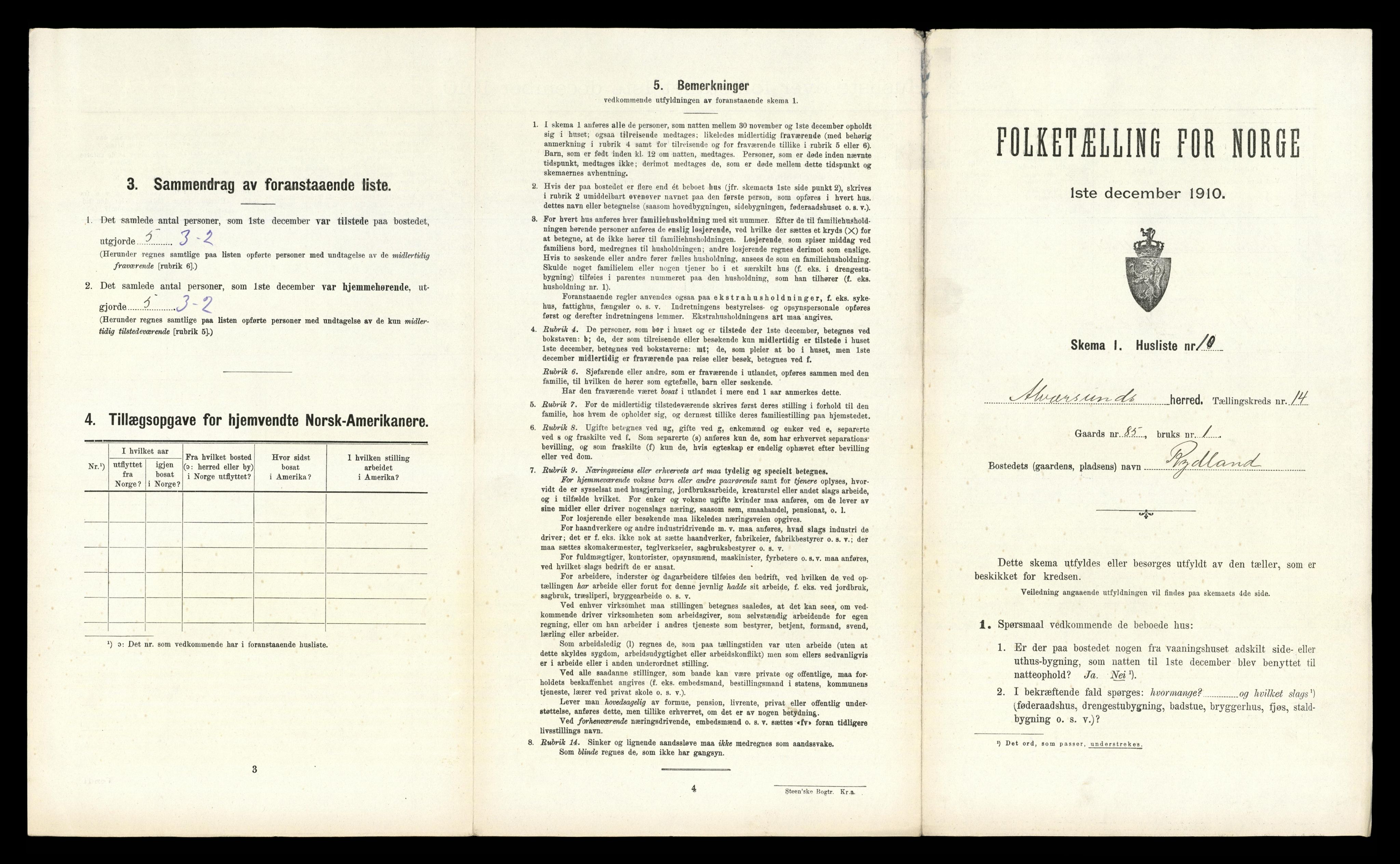 RA, Folketelling 1910 for 1257 Alversund herred, 1910, s. 1006