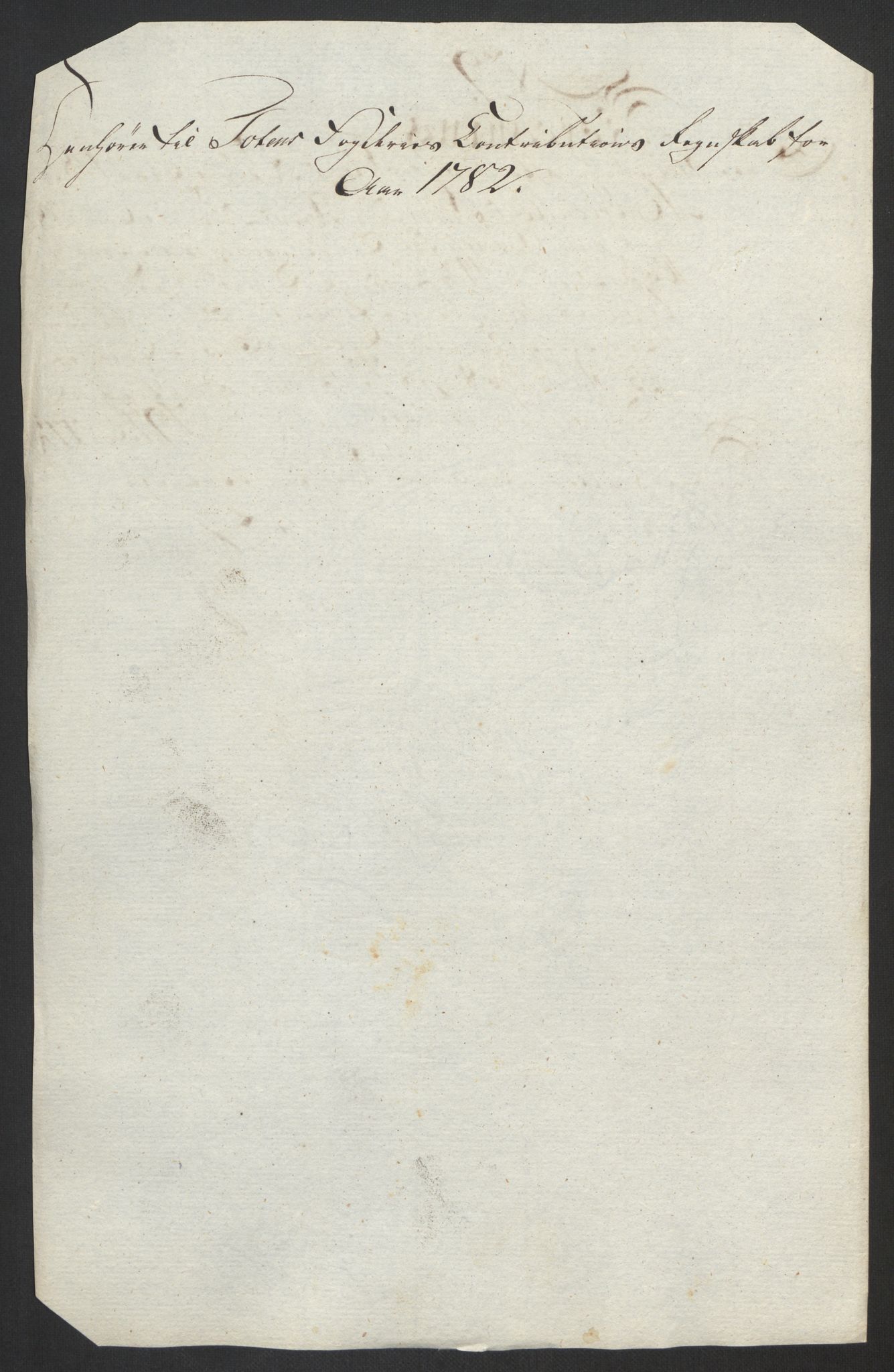 Rentekammeret inntil 1814, Reviderte regnskaper, Fogderegnskap, AV/RA-EA-4092/R19/L1369: Fogderegnskap Toten, Hadeland og Vardal, 1782, s. 70