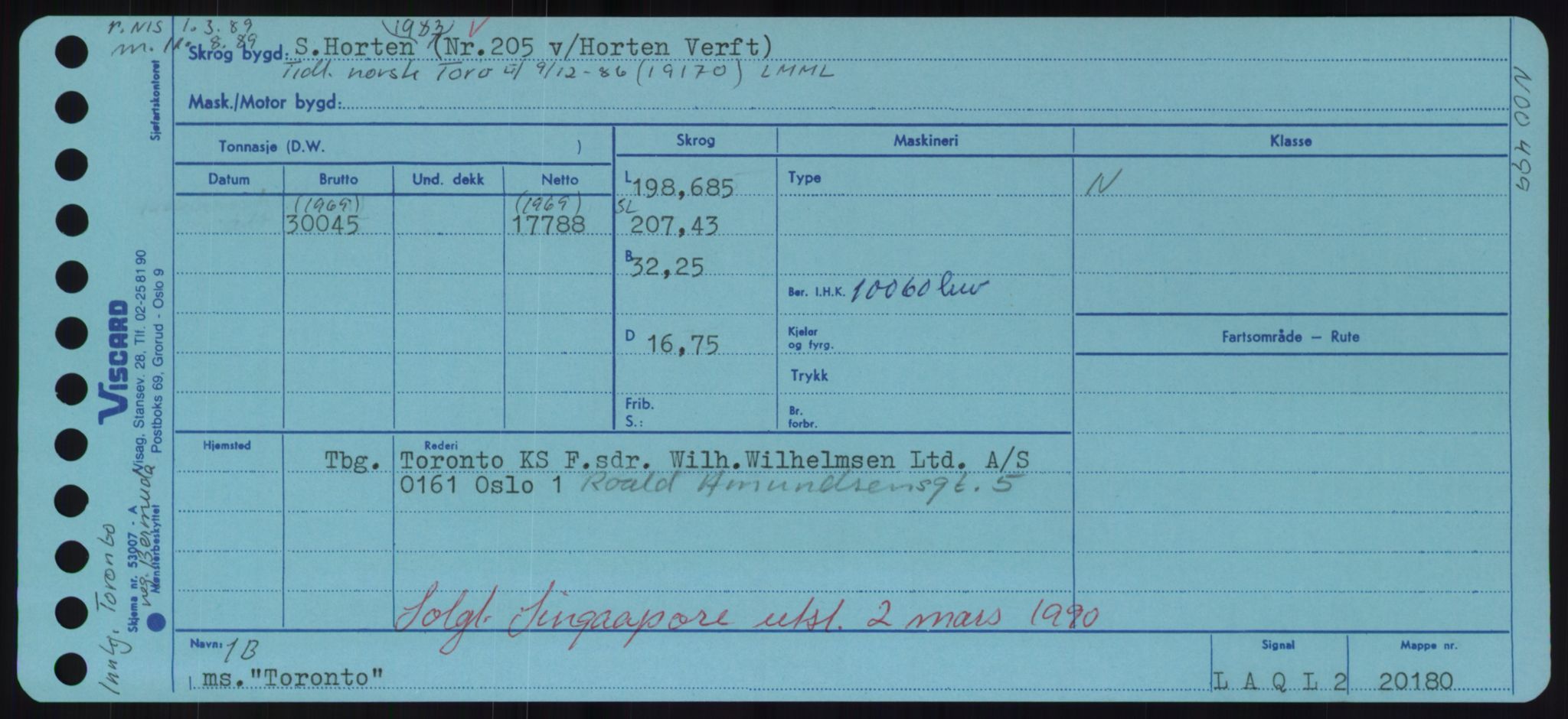 Sjøfartsdirektoratet med forløpere, Skipsmålingen, AV/RA-S-1627/H/Hd/L0039: Fartøy, Ti-Tø, s. 357