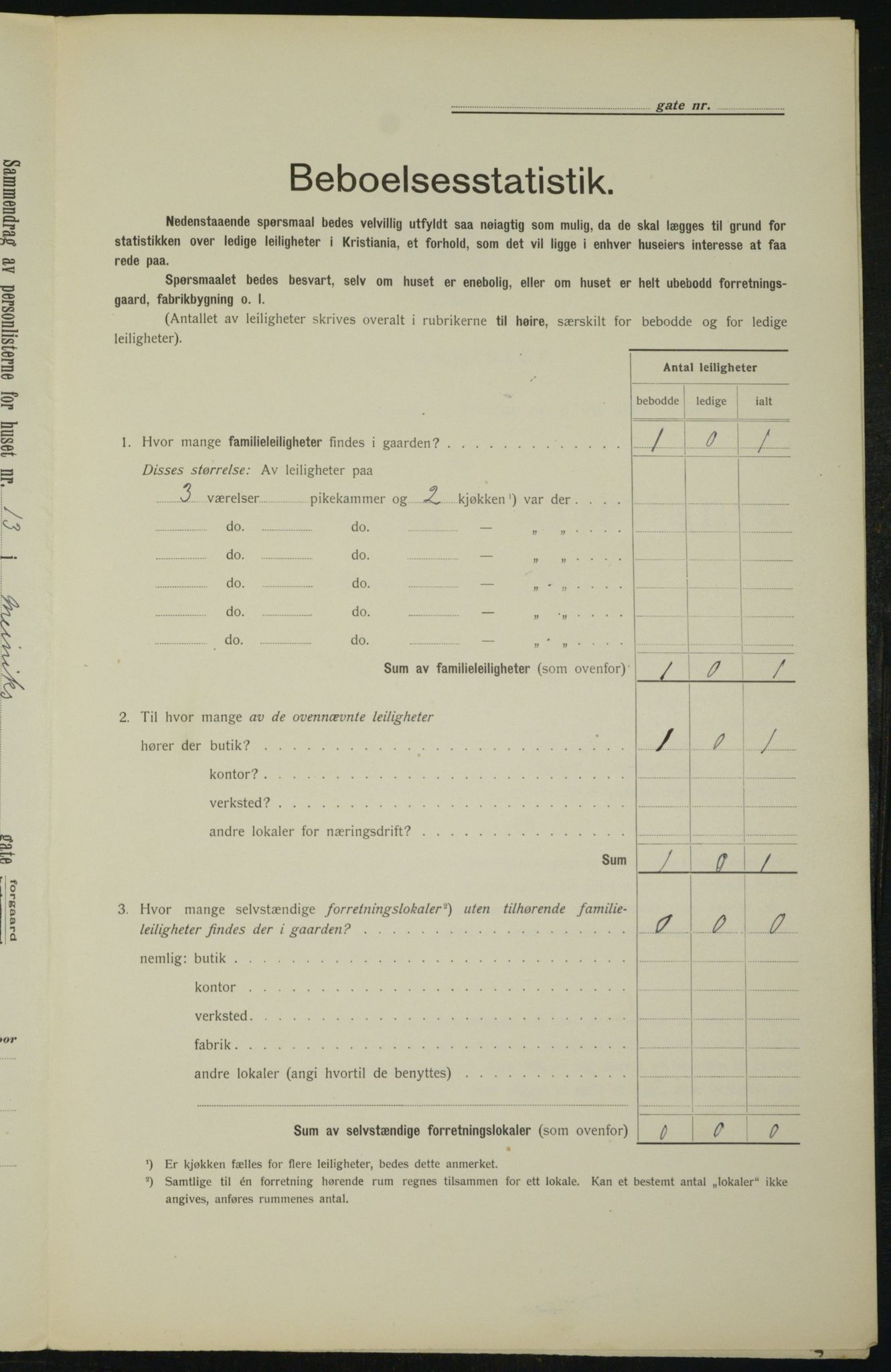 OBA, Kommunal folketelling 1.2.1912 for Kristiania, 1912, s. 65430