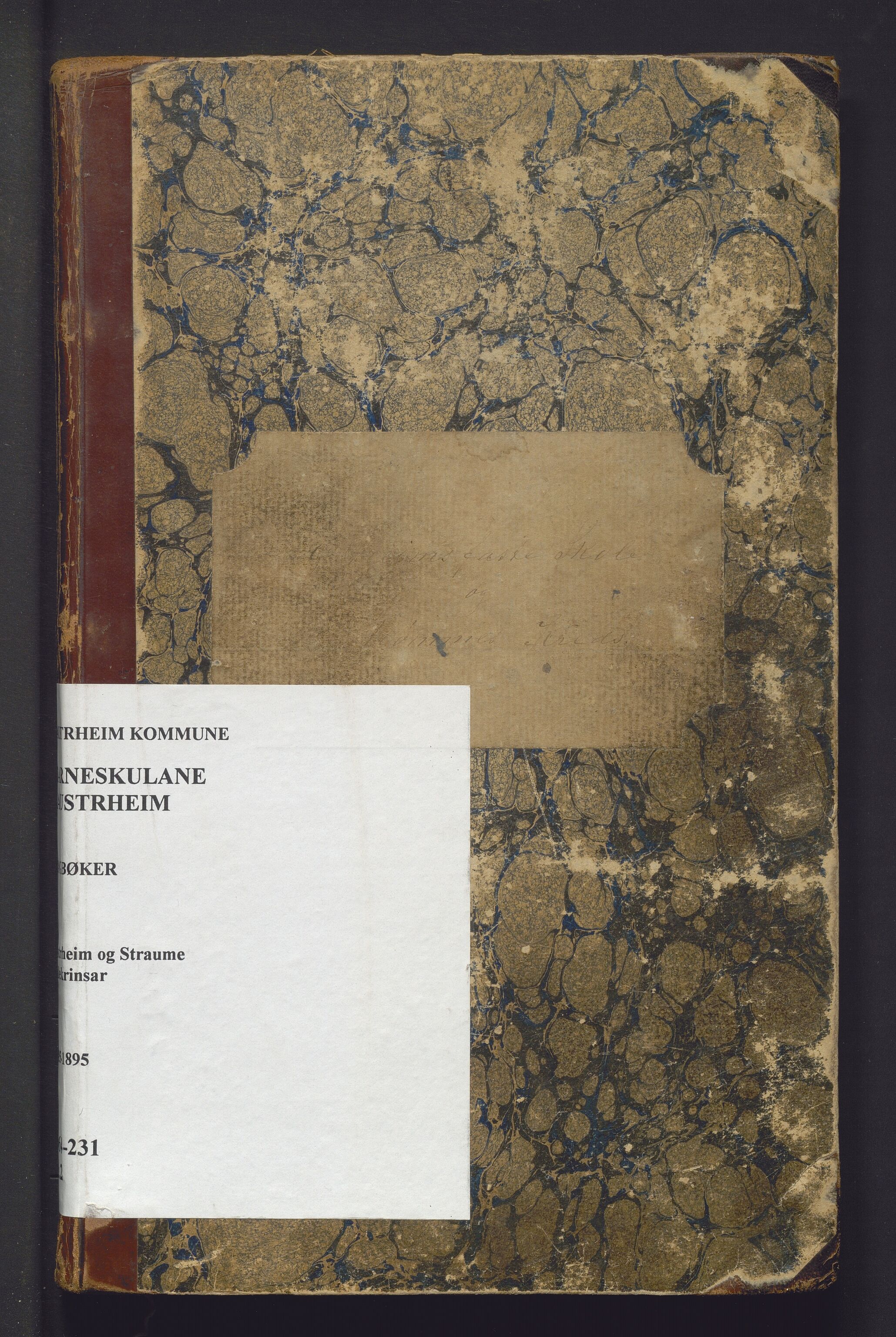 Austrheim kommune. Barneskulane, IKAH/1264-231/G/Ga/L0002: Dagbok for Austrheim og Straume, 1885-1895