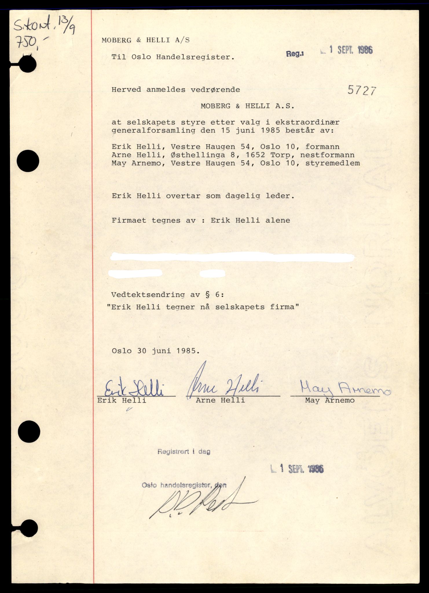 Oslo byfogd, Handelsregisteret, AV/SAT-A-10867/G/Gb/Gba/L0133: Aksjeselskap, Moa-Mop, 1944-1990