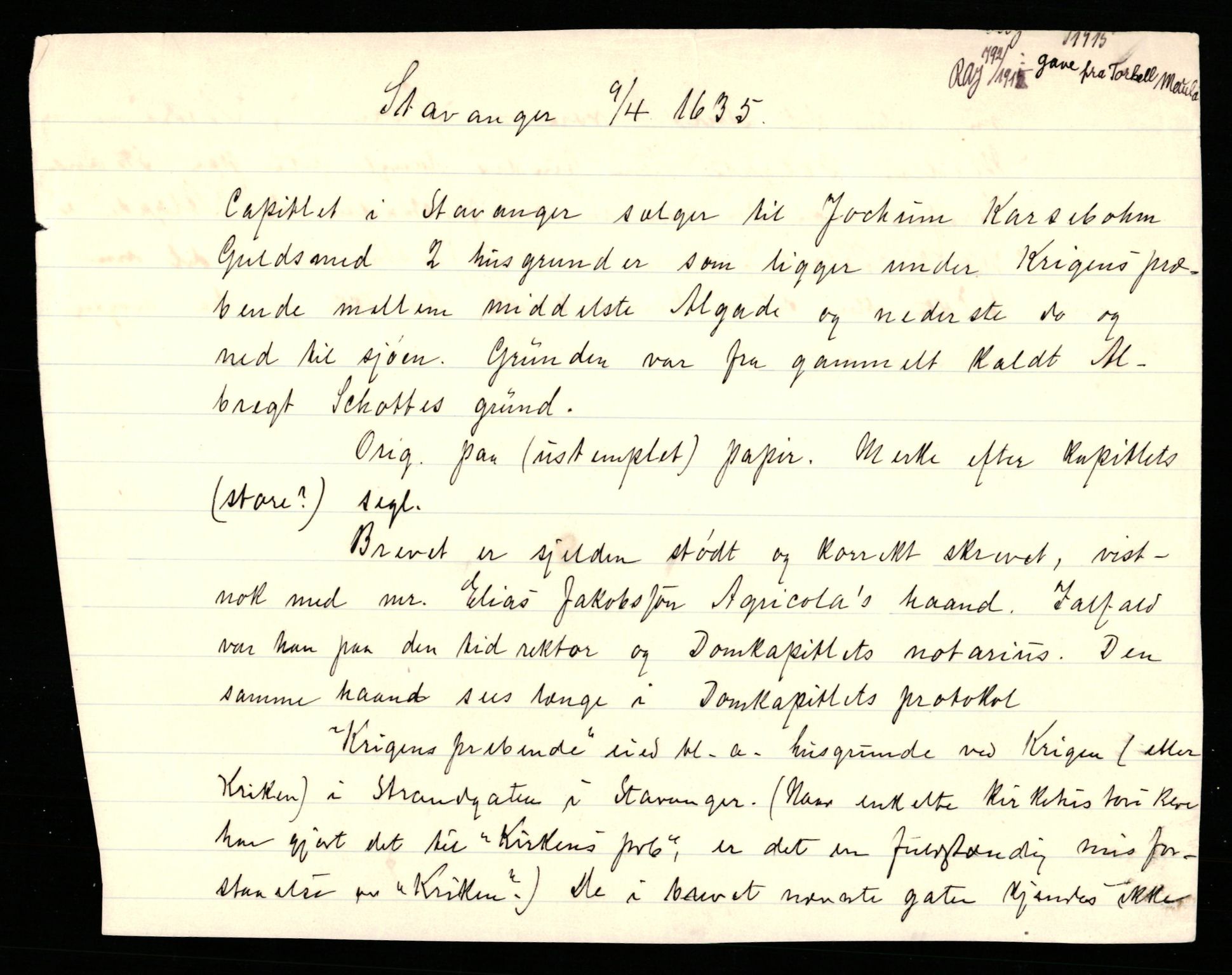 Riksarkivets diplomsamling, AV/RA-EA-5965/F35/F35b/L0008: Riksarkivets diplomer, seddelregister, 1635-1646, s. 23