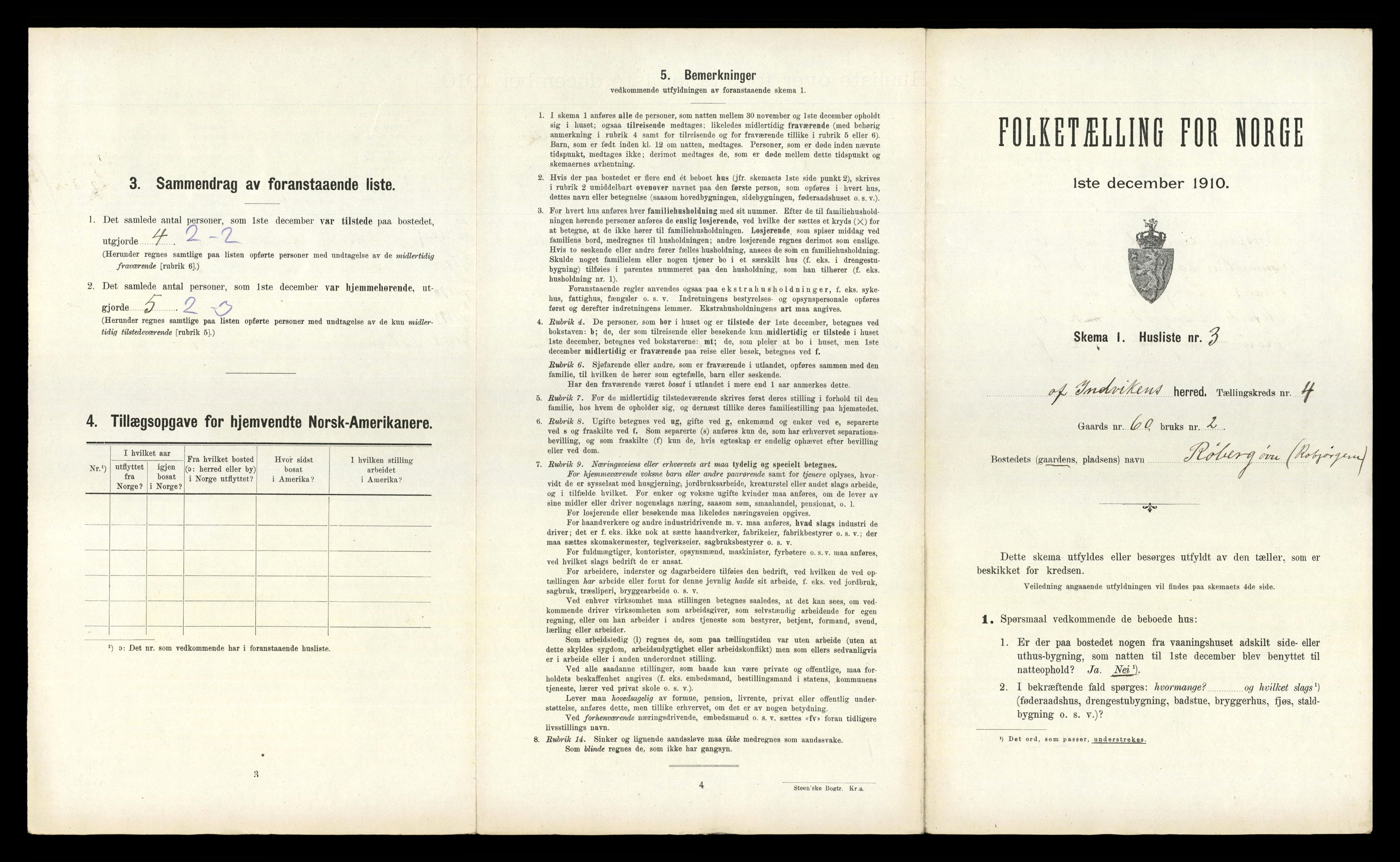 RA, Folketelling 1910 for 1447 Innvik herred, 1910, s. 268