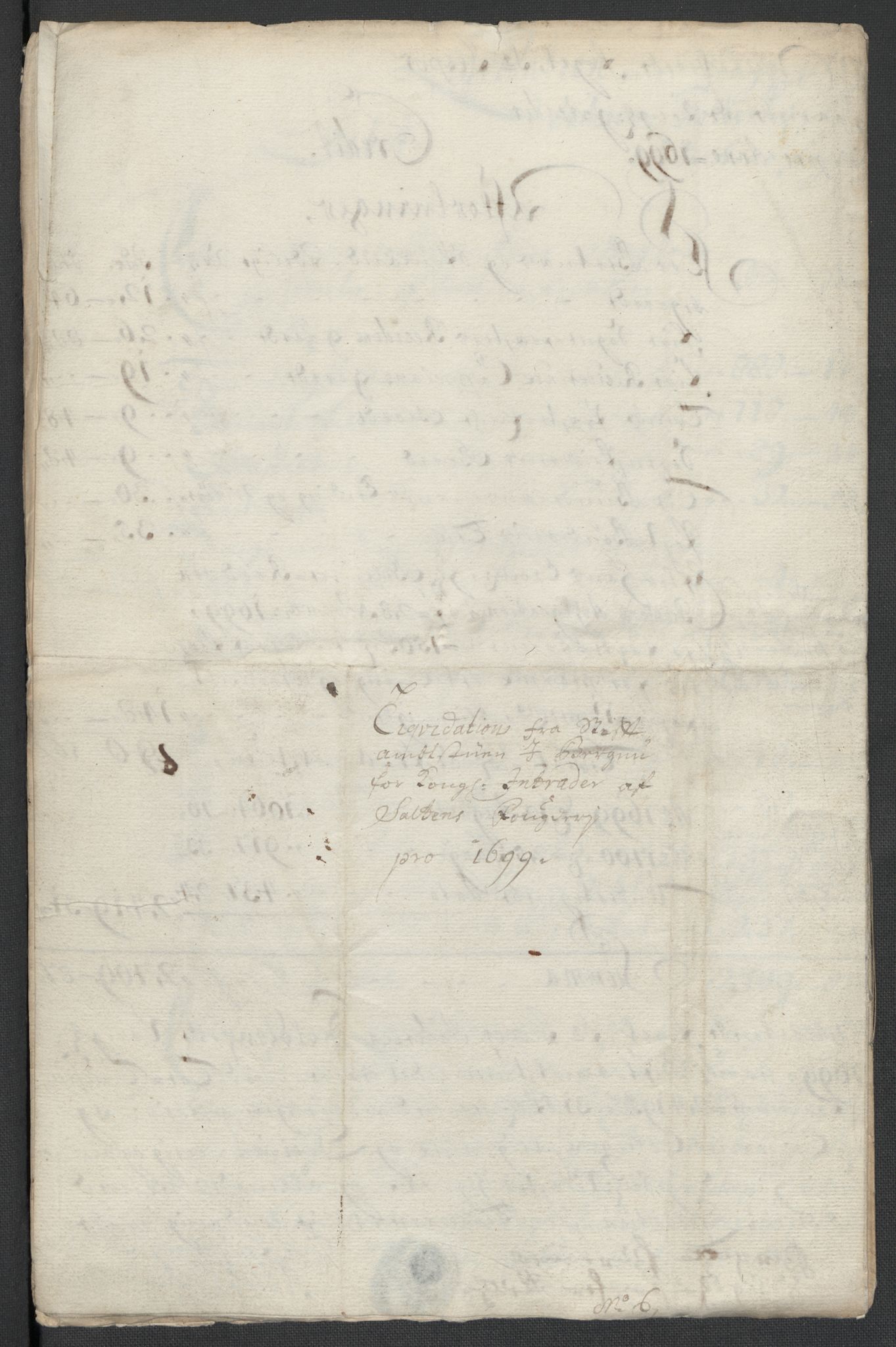 Rentekammeret inntil 1814, Reviderte regnskaper, Fogderegnskap, RA/EA-4092/R66/L4579: Fogderegnskap Salten, 1697-1700, s. 222