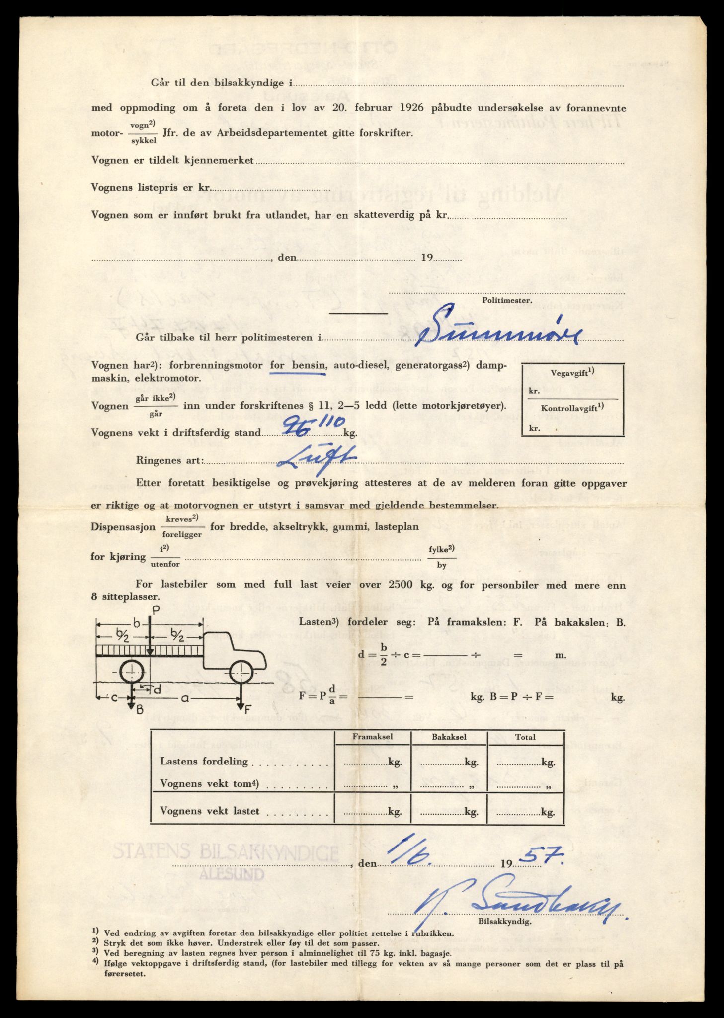 Møre og Romsdal vegkontor - Ålesund trafikkstasjon, AV/SAT-A-4099/F/Fe/L0040: Registreringskort for kjøretøy T 13531 - T 13709, 1927-1998, s. 1582