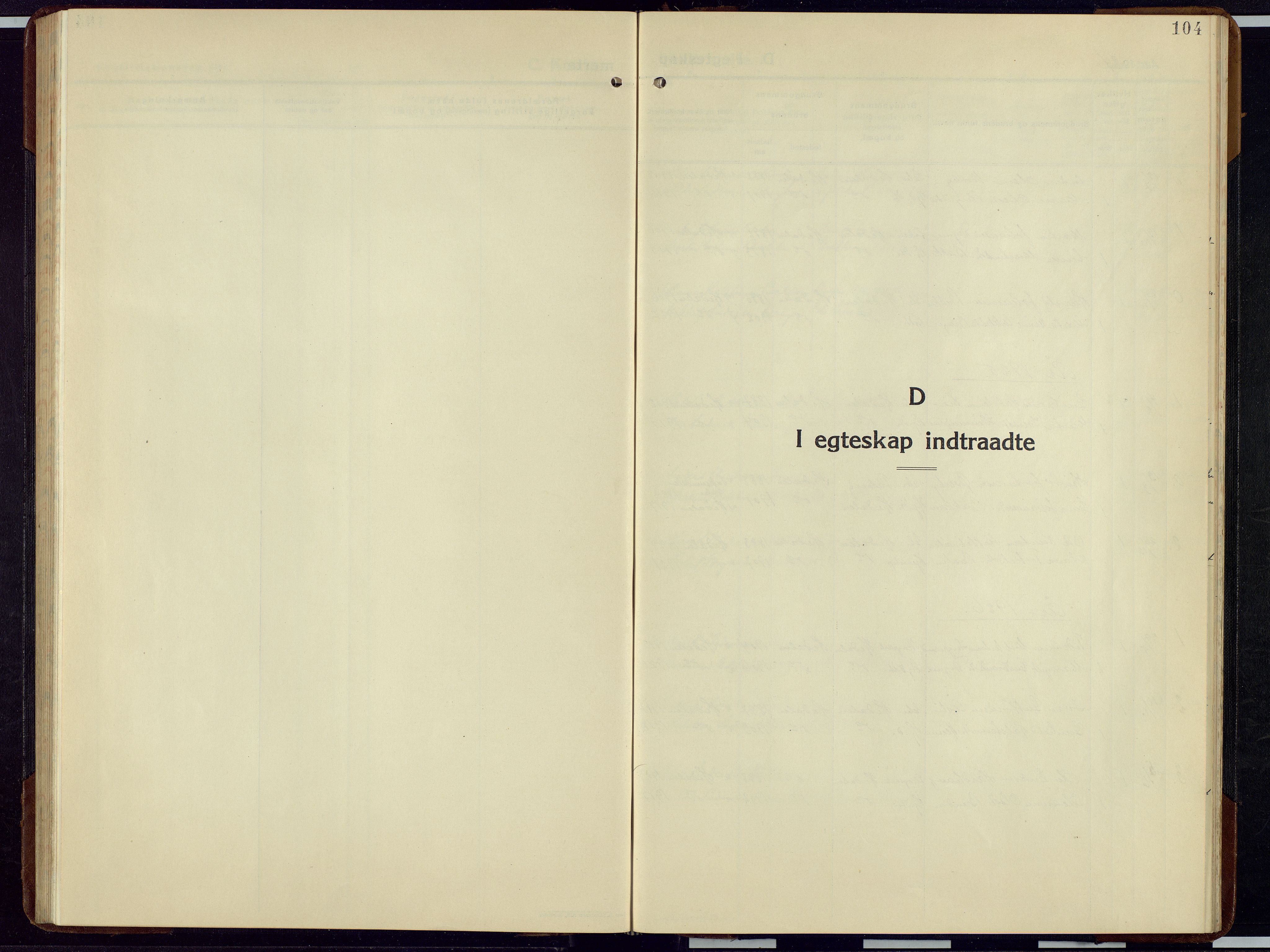 Sør-Aurdal prestekontor, SAH/PREST-128/H/Ha/Hab/L0012: Klokkerbok nr. 12, 1924-1956, s. 104