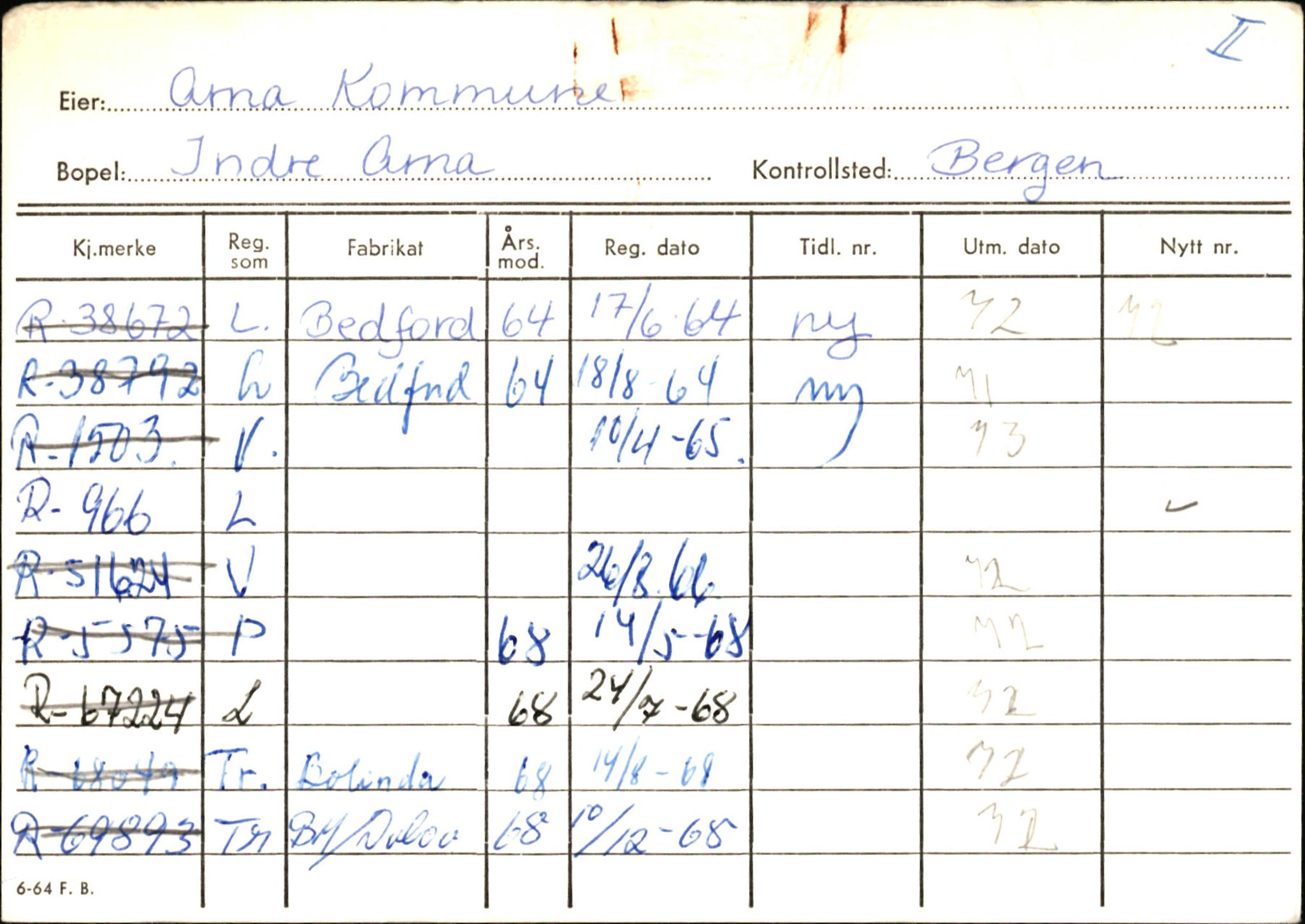 Statens vegvesen, Hordaland vegkontor, AV/SAB-A-5201/2/Ha/L0002: R-eierkort A, 1920-1971, s. 712