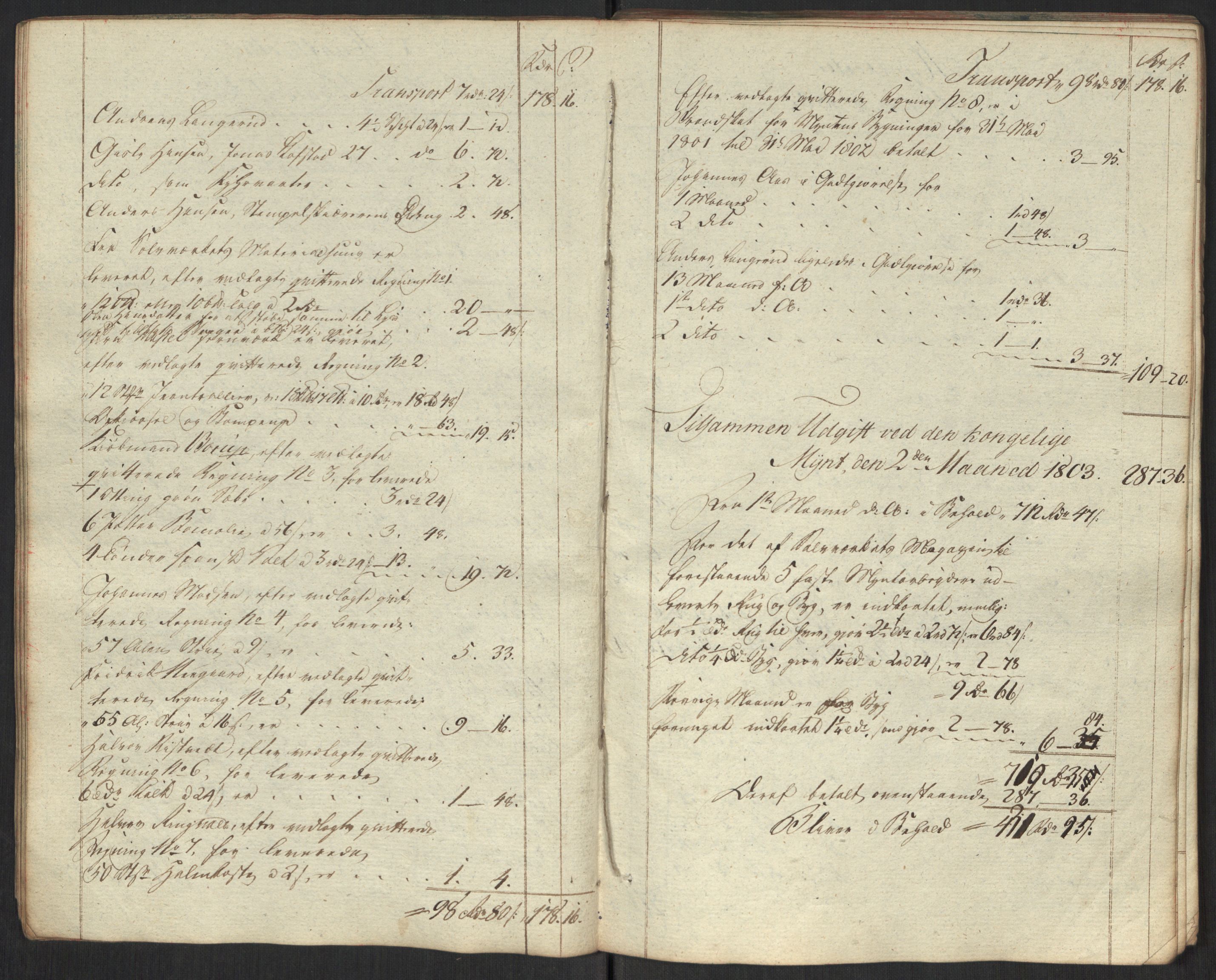 Rentekammeret inntil 1814, Realistisk ordnet avdeling, AV/RA-EA-4070/Oa/L0010: [Y8]: Regninger for Kongsbergs mynt., 1760-1805, s. 634