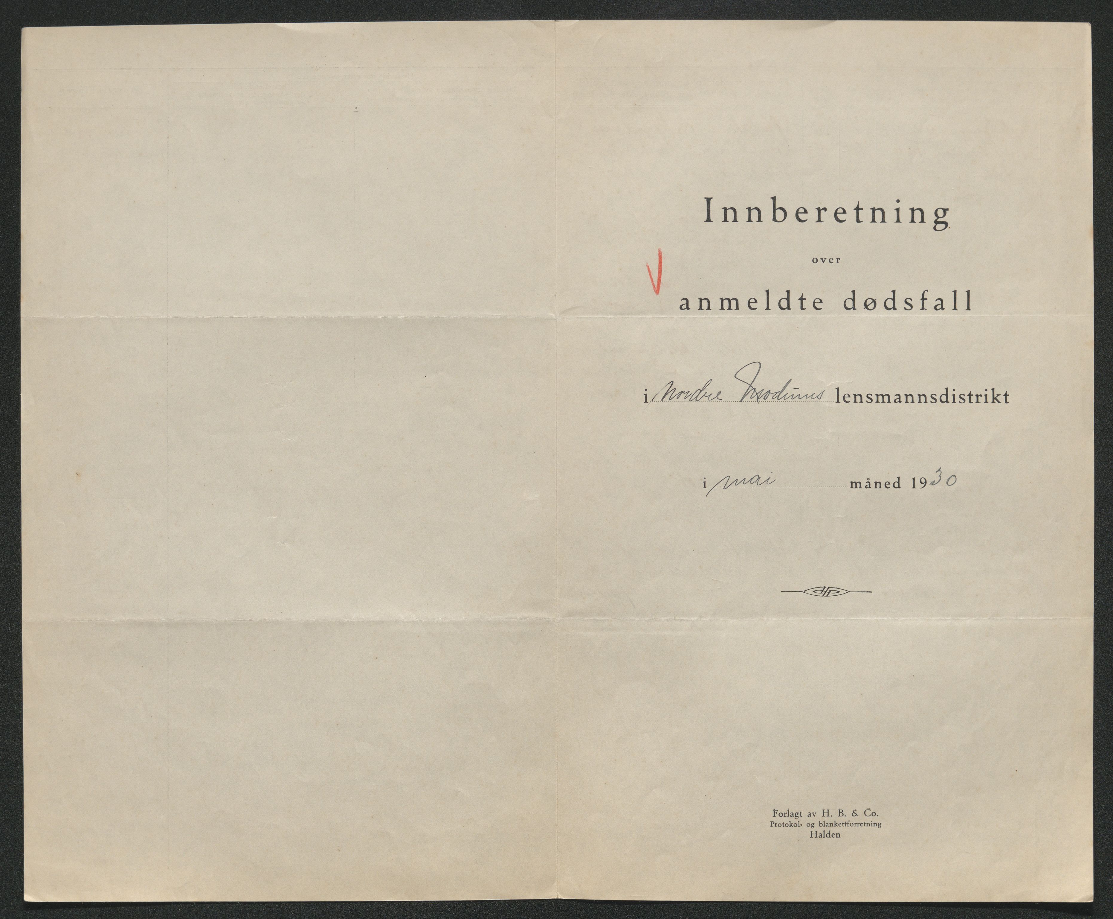 Eiker, Modum og Sigdal sorenskriveri, SAKO/A-123/H/Ha/Hab/L0046: Dødsfallsmeldinger, 1930-1931, s. 211